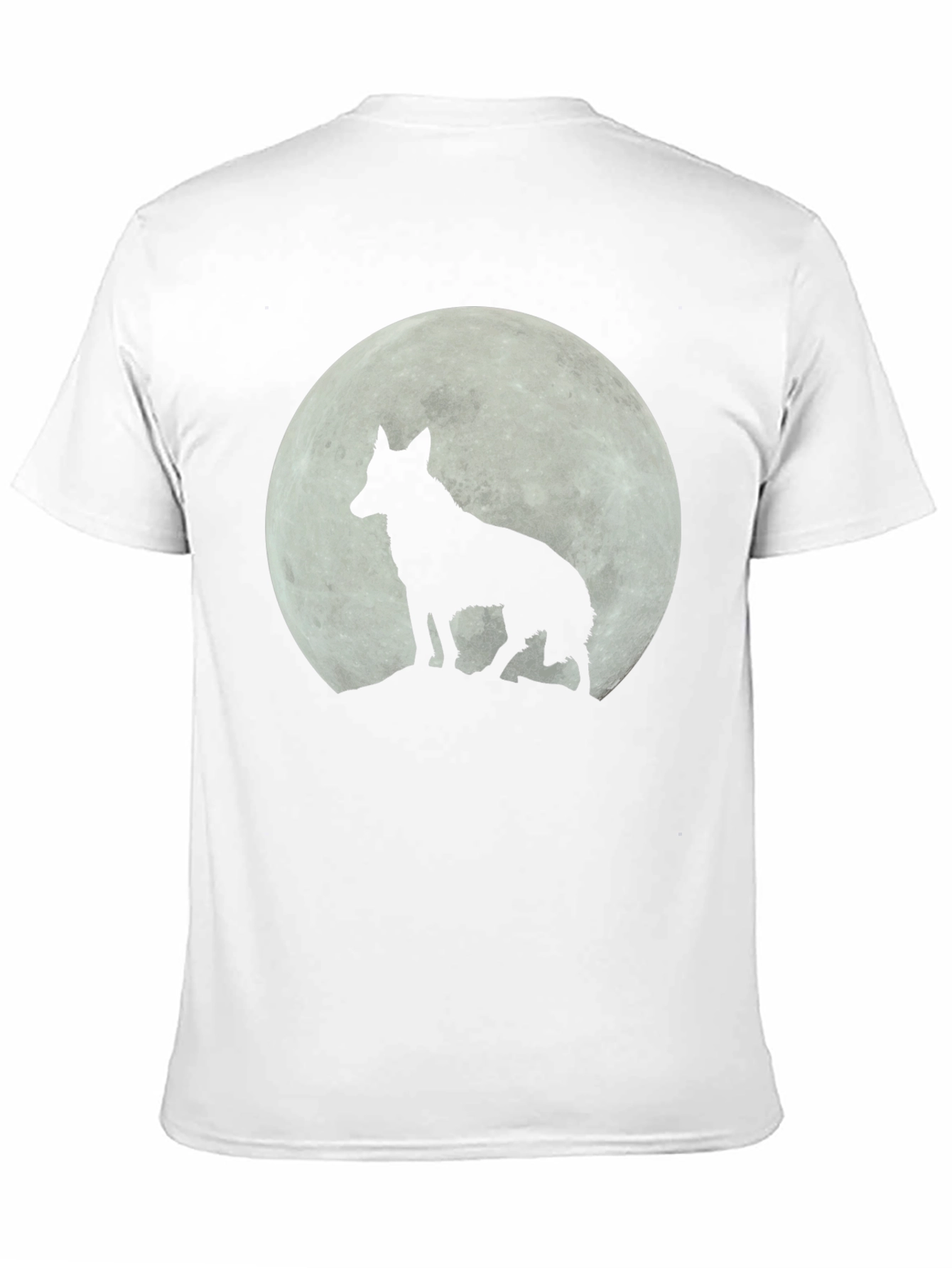 Wolf Moon Graphic T-Shirt - Black