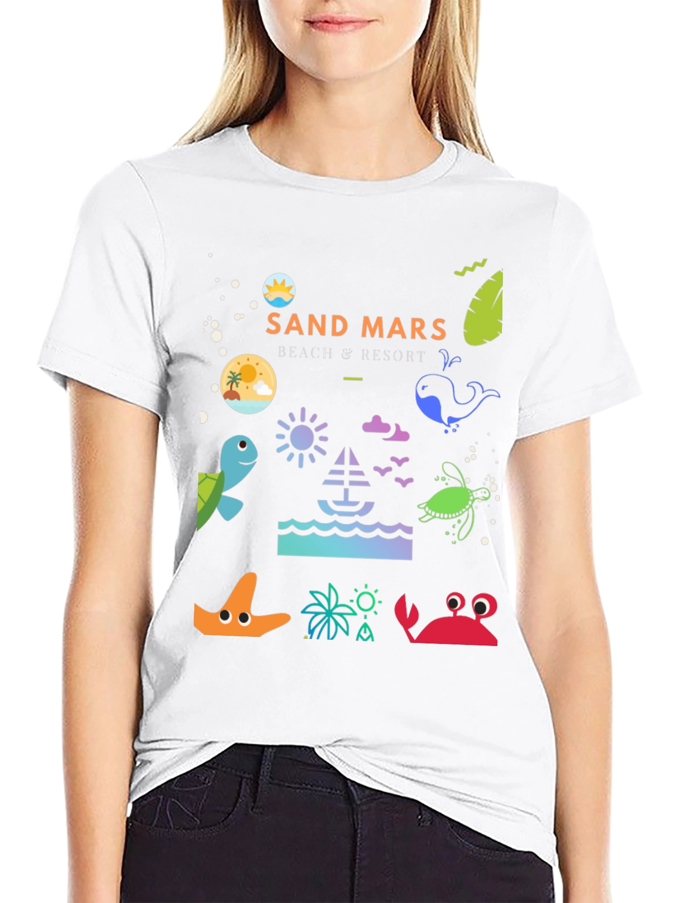 Sand Mars Beach Resort Graphic Tee