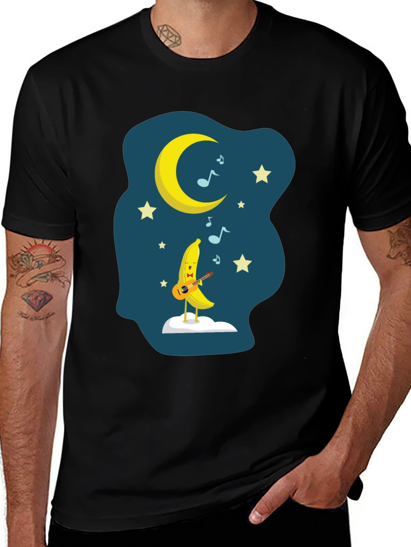 Moon Banana T-Shirt - Musical Fruit Tee