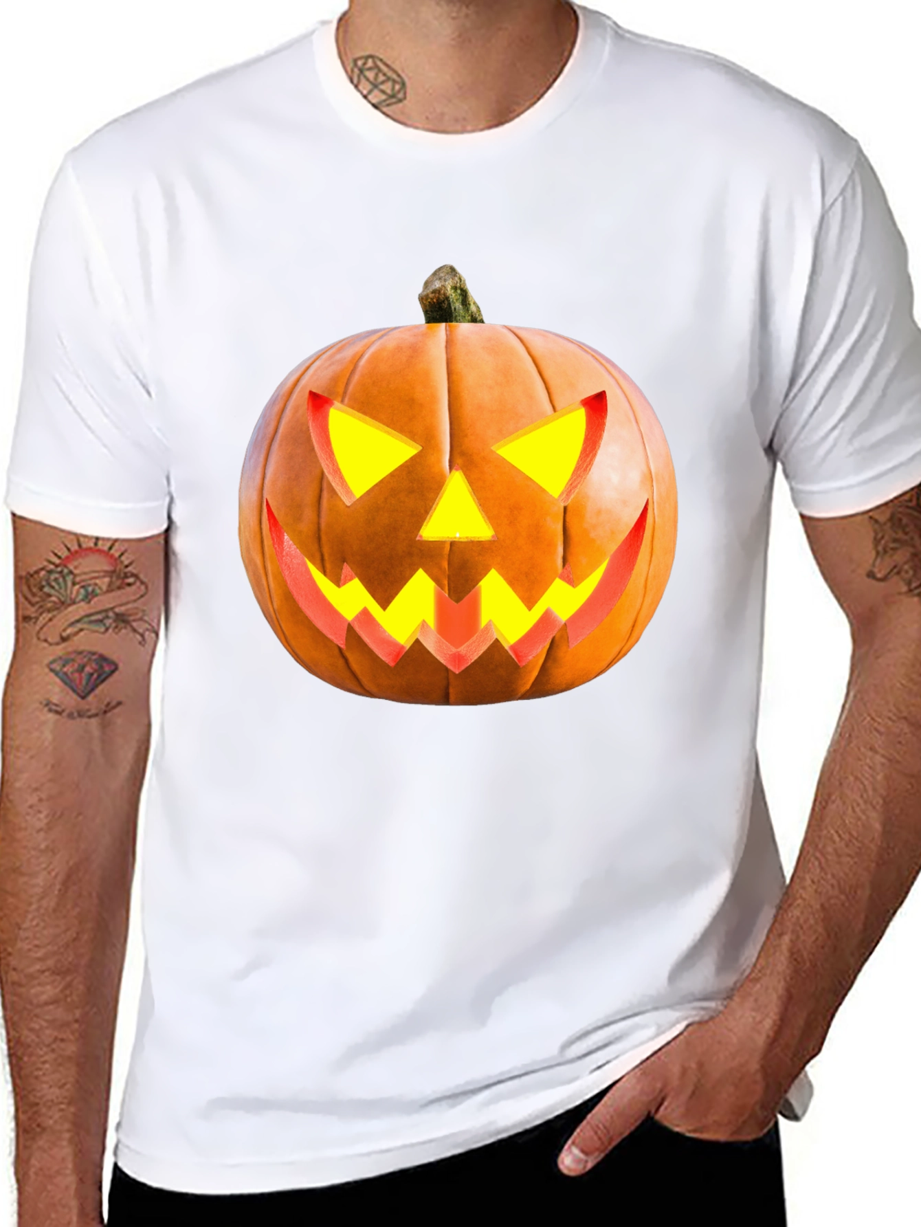 Halloween Pumpkin T-Shirt - Spooky Season Apparel
