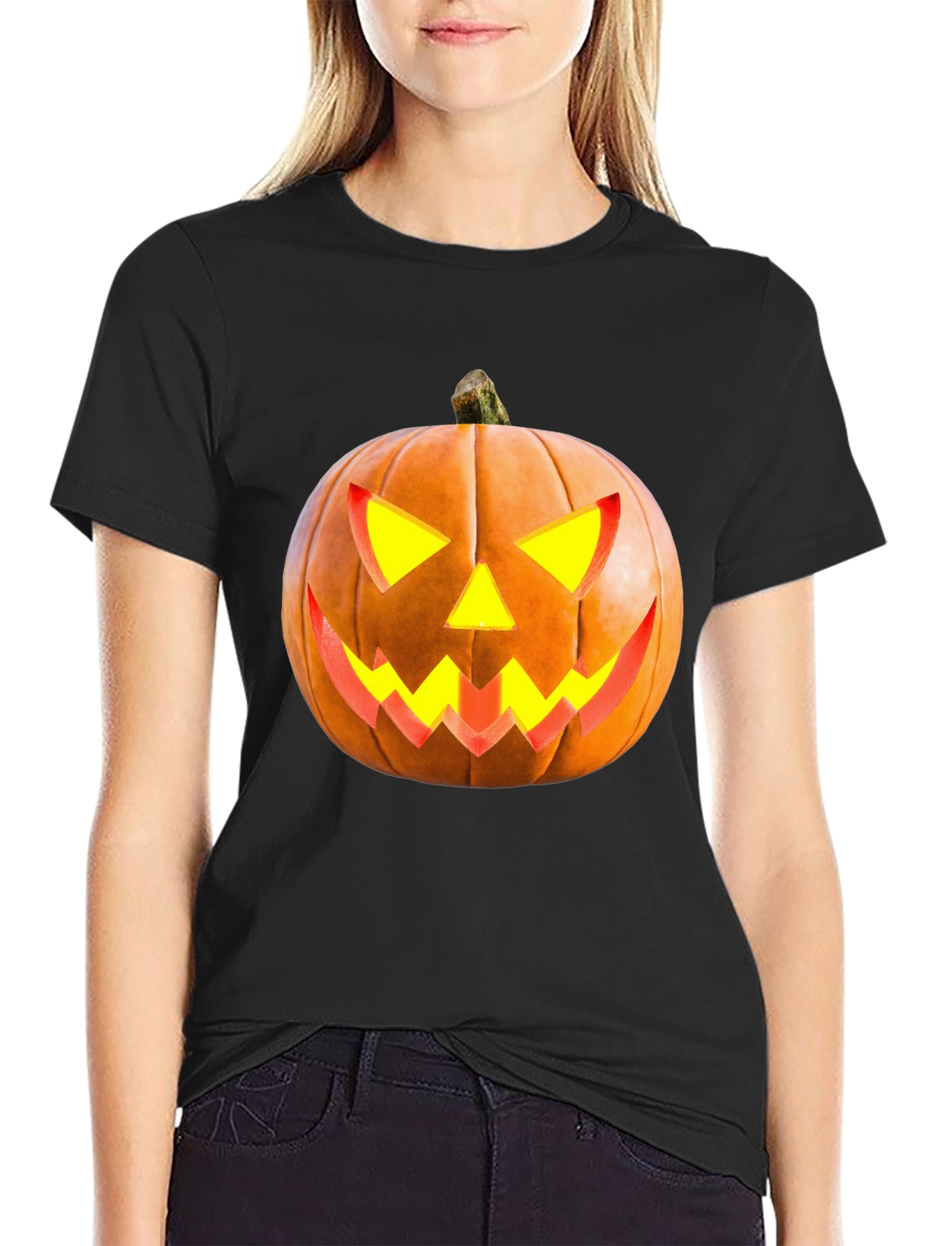 Halloween Pumpkin T-Shirt - Spooky Season Apparel