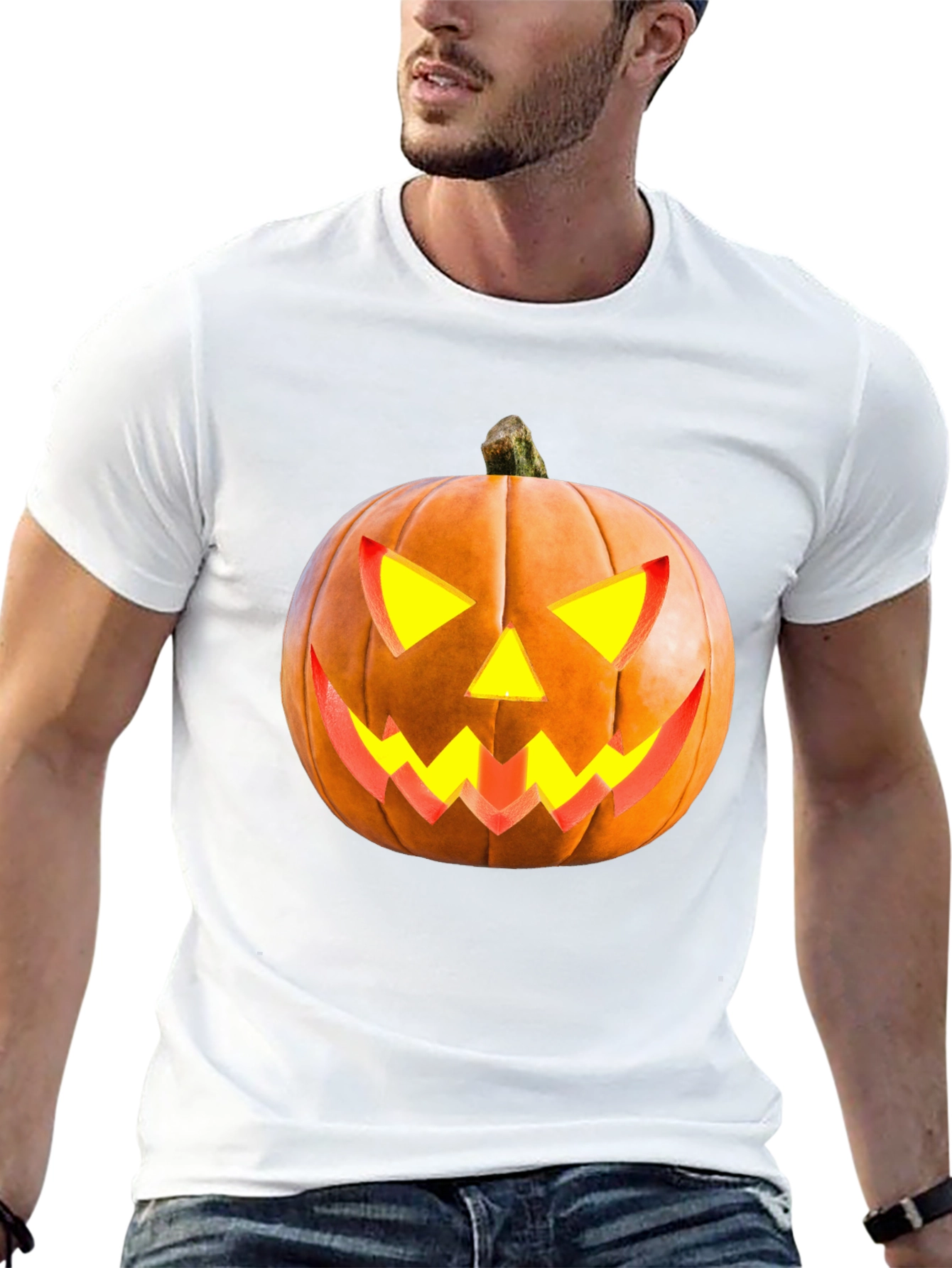 Halloween Pumpkin T-Shirt - Spooky Season Apparel