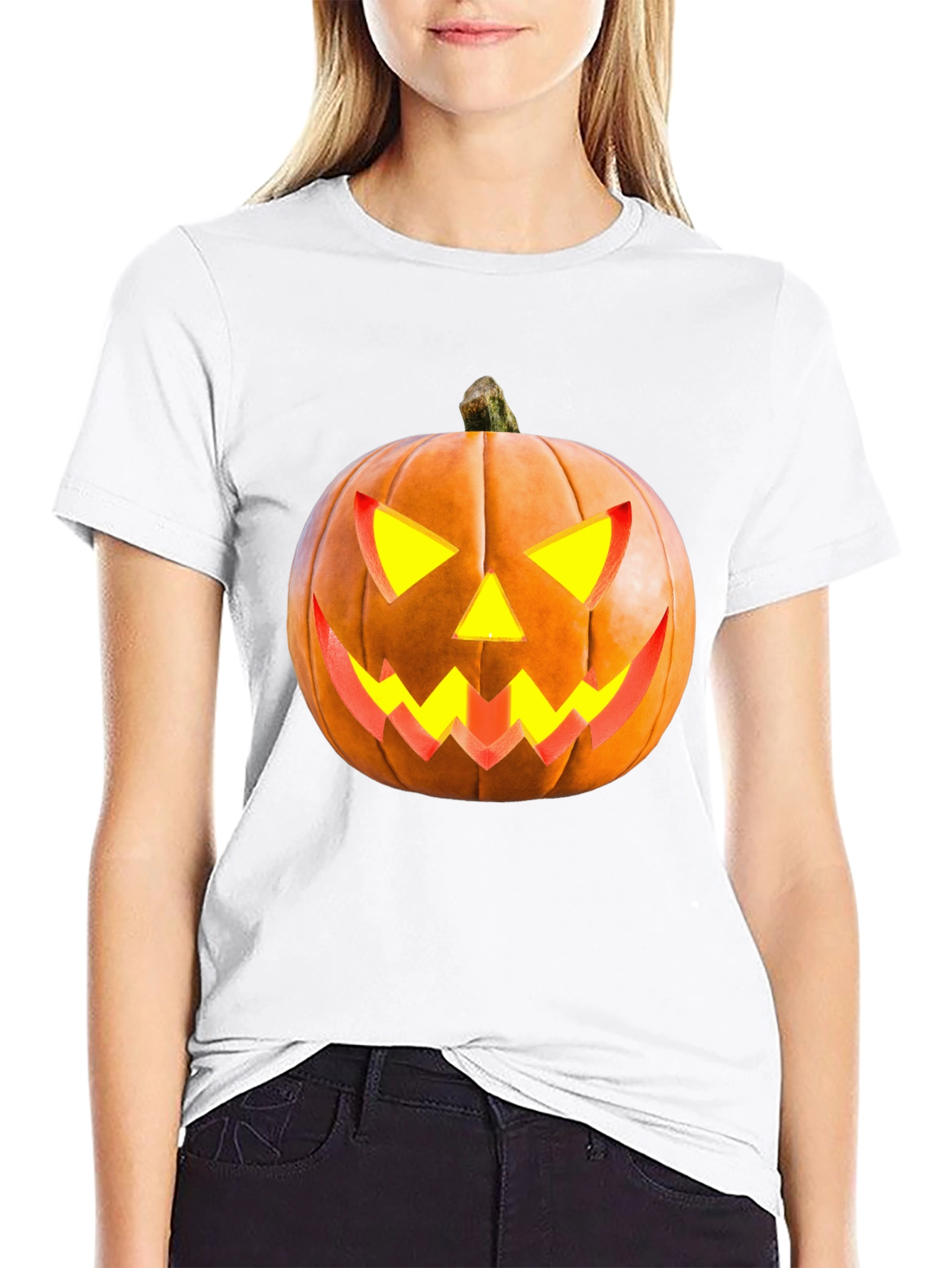 Halloween Pumpkin T-Shirt - Spooky Season Apparel