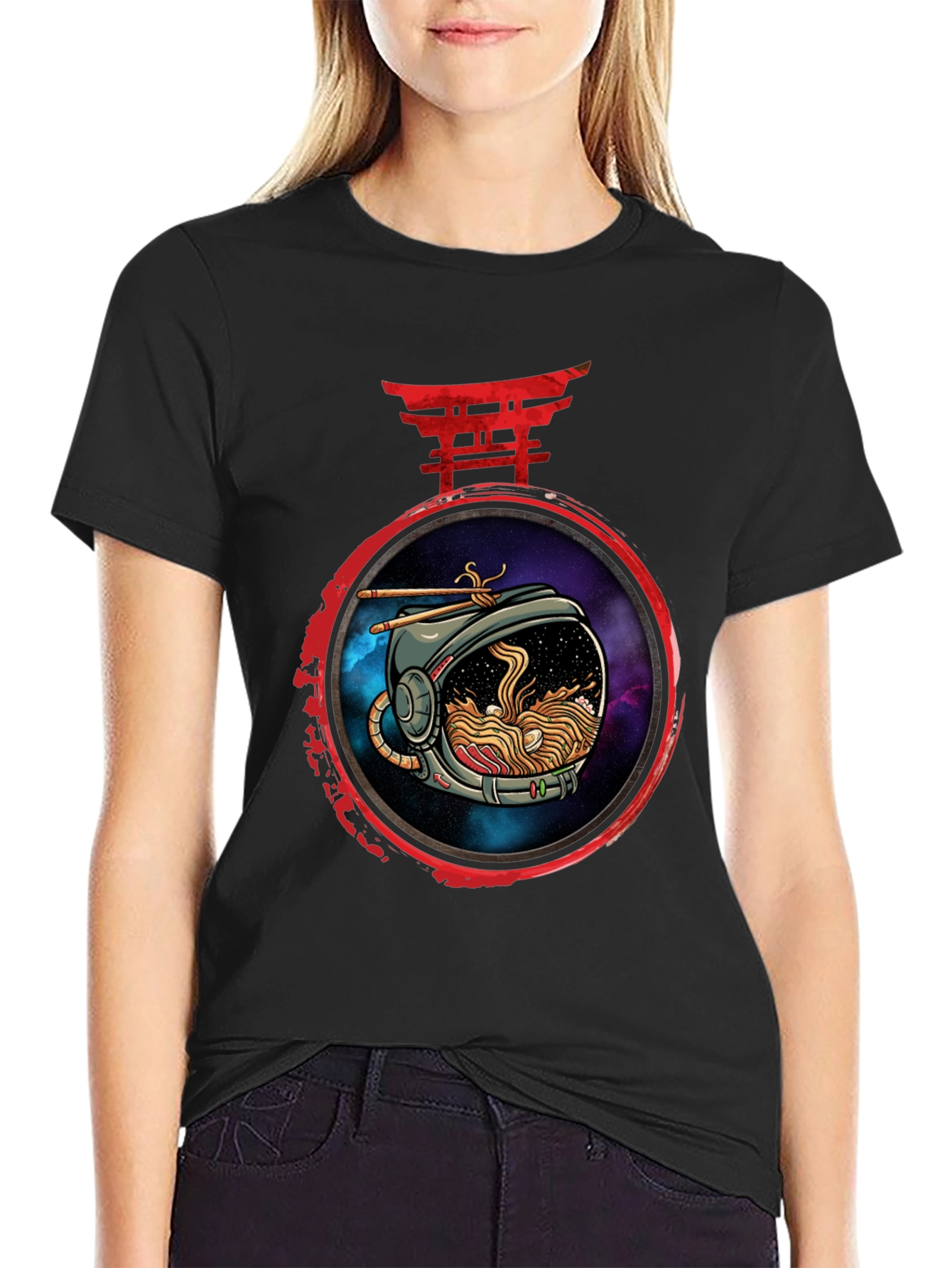 Ramen Astronaut Graphic T-Shirt
