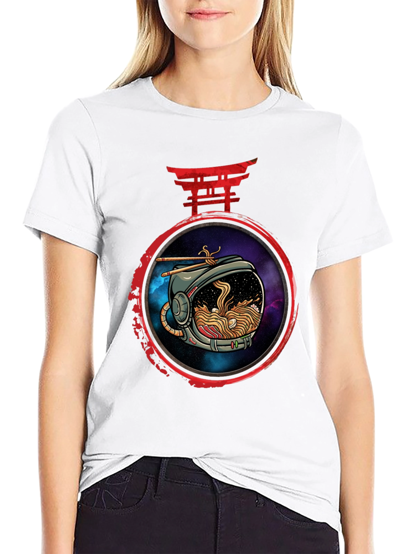 Ramen Astronaut Graphic T-Shirt