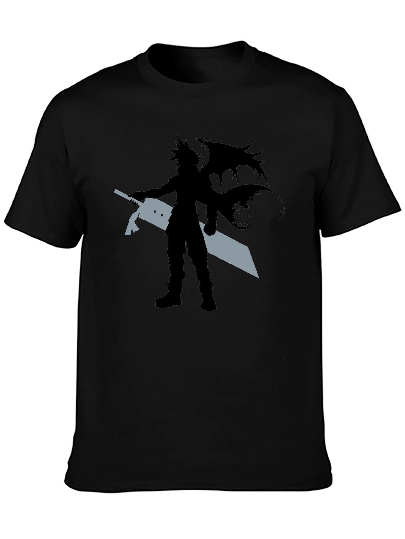 Fantasy Character Graphic Tee - Black