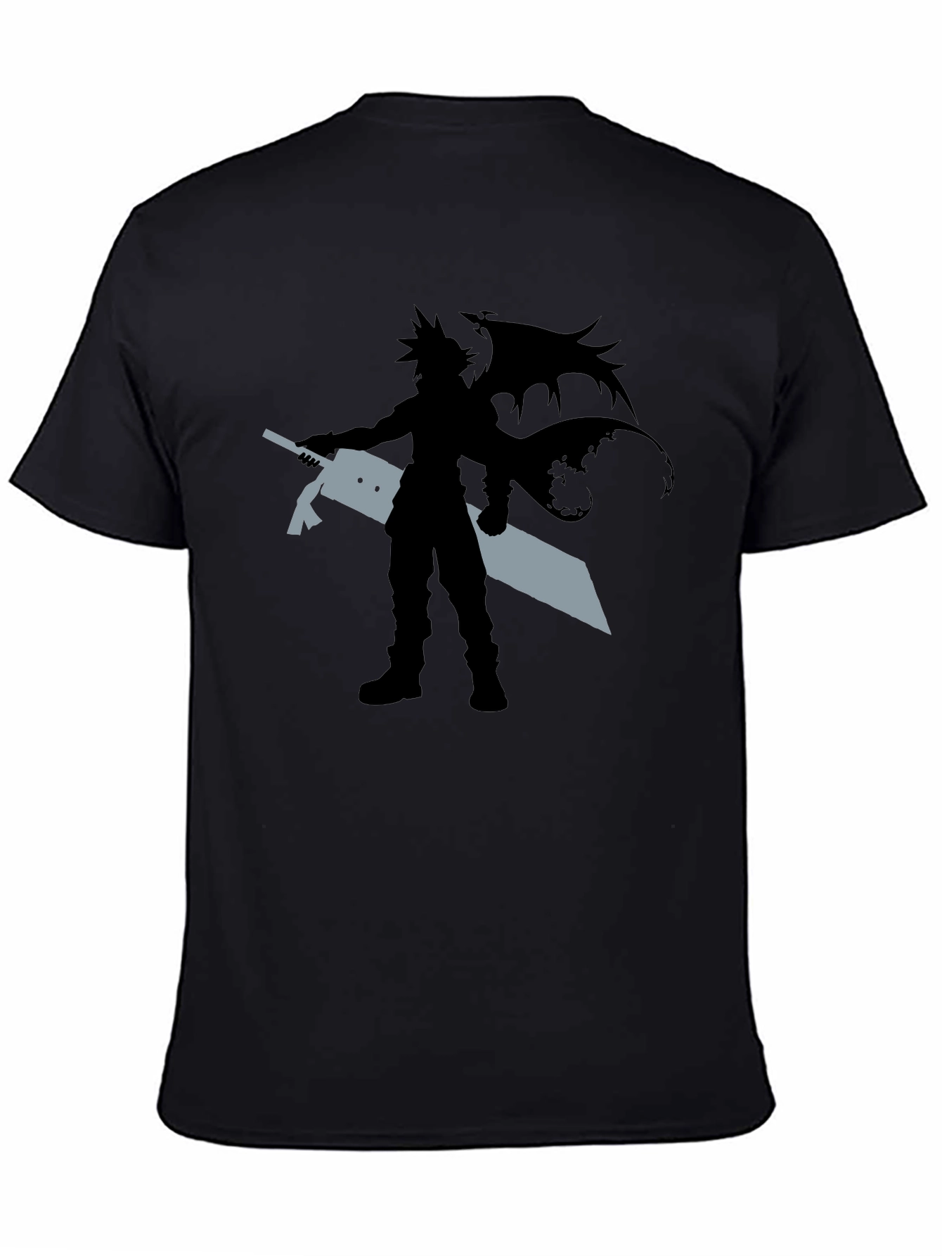 Fantasy Character Graphic Tee - Black