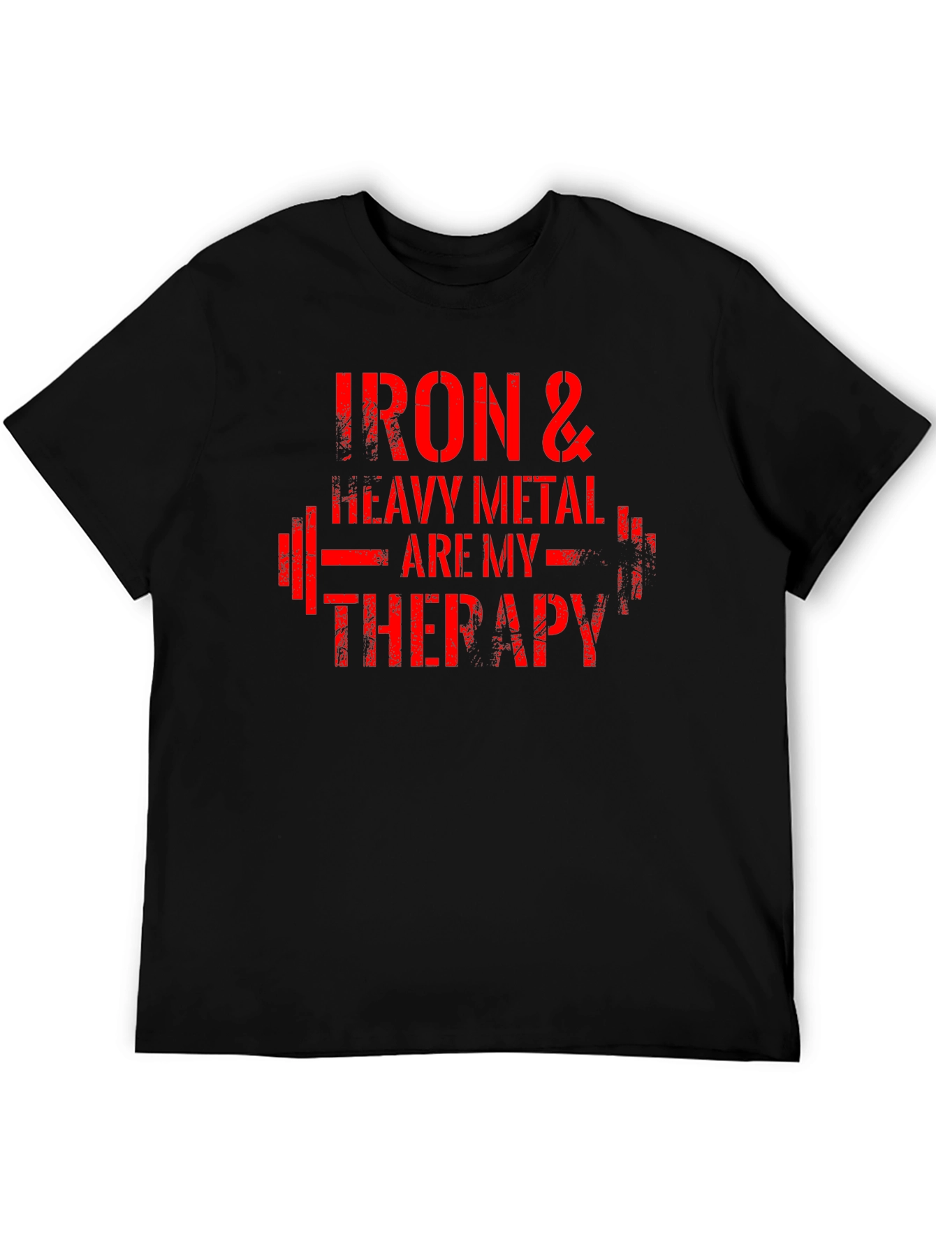 Iron & Heavy Metal Therapy Graphic Tee - Black