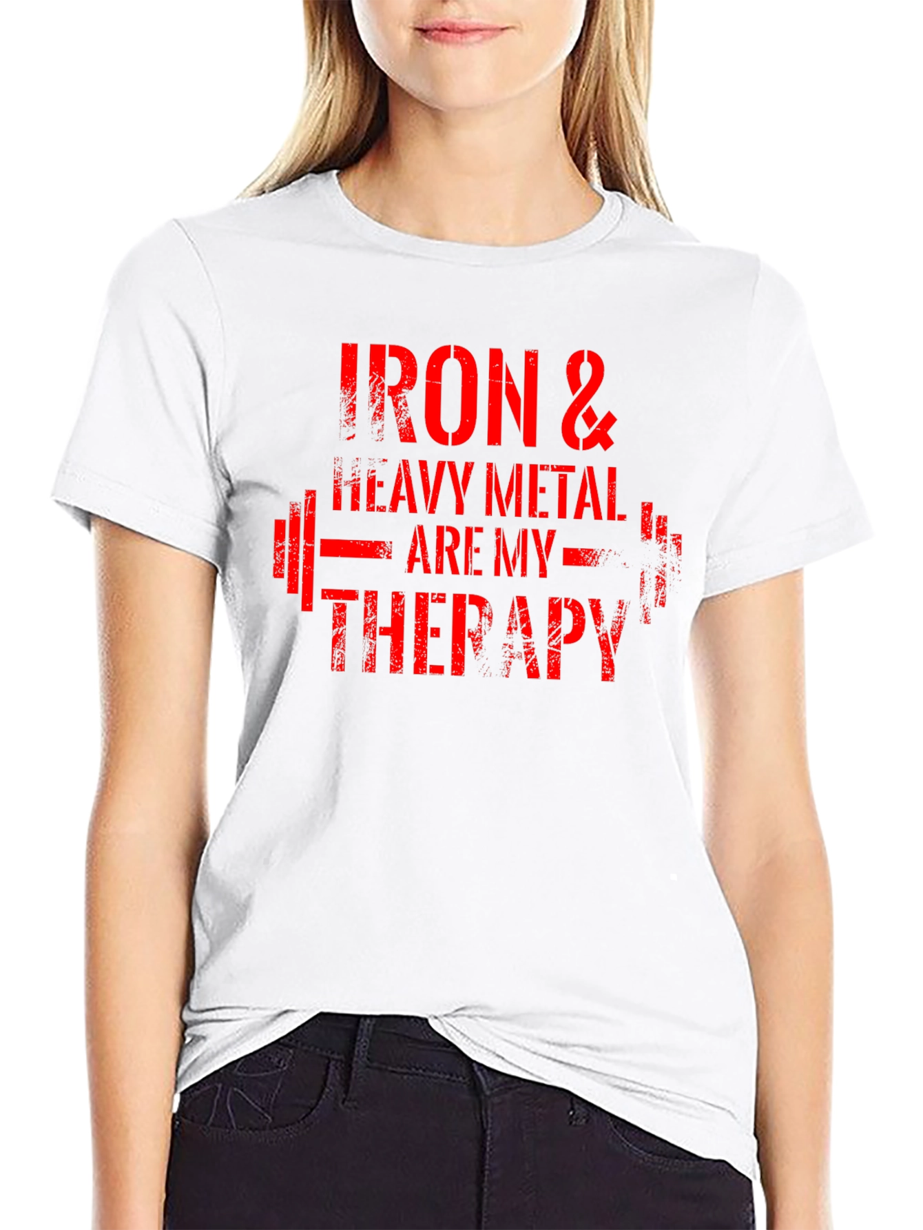 Iron & Heavy Metal Therapy Graphic Tee - Black