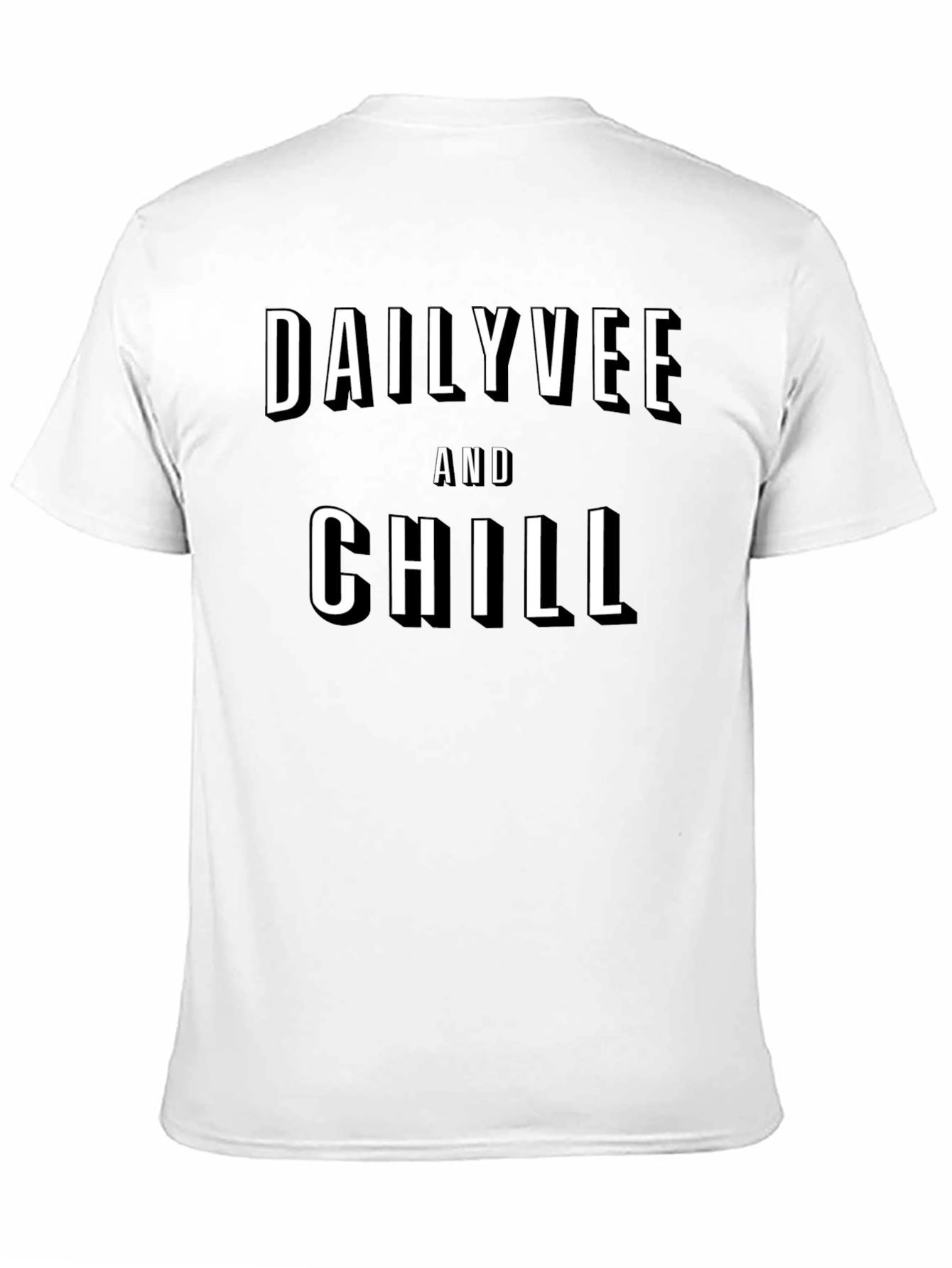 DailyVee and Chill Black Graphic T-Shirt