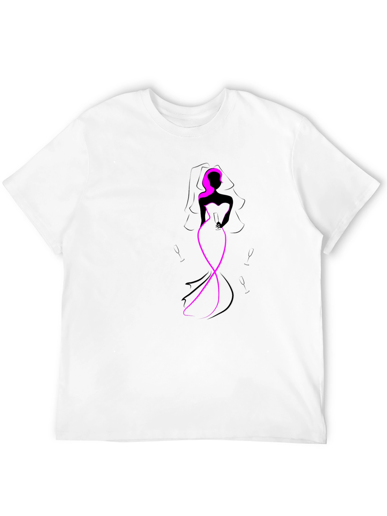 Bride-to-Be Graphic Tee - Black Cotton