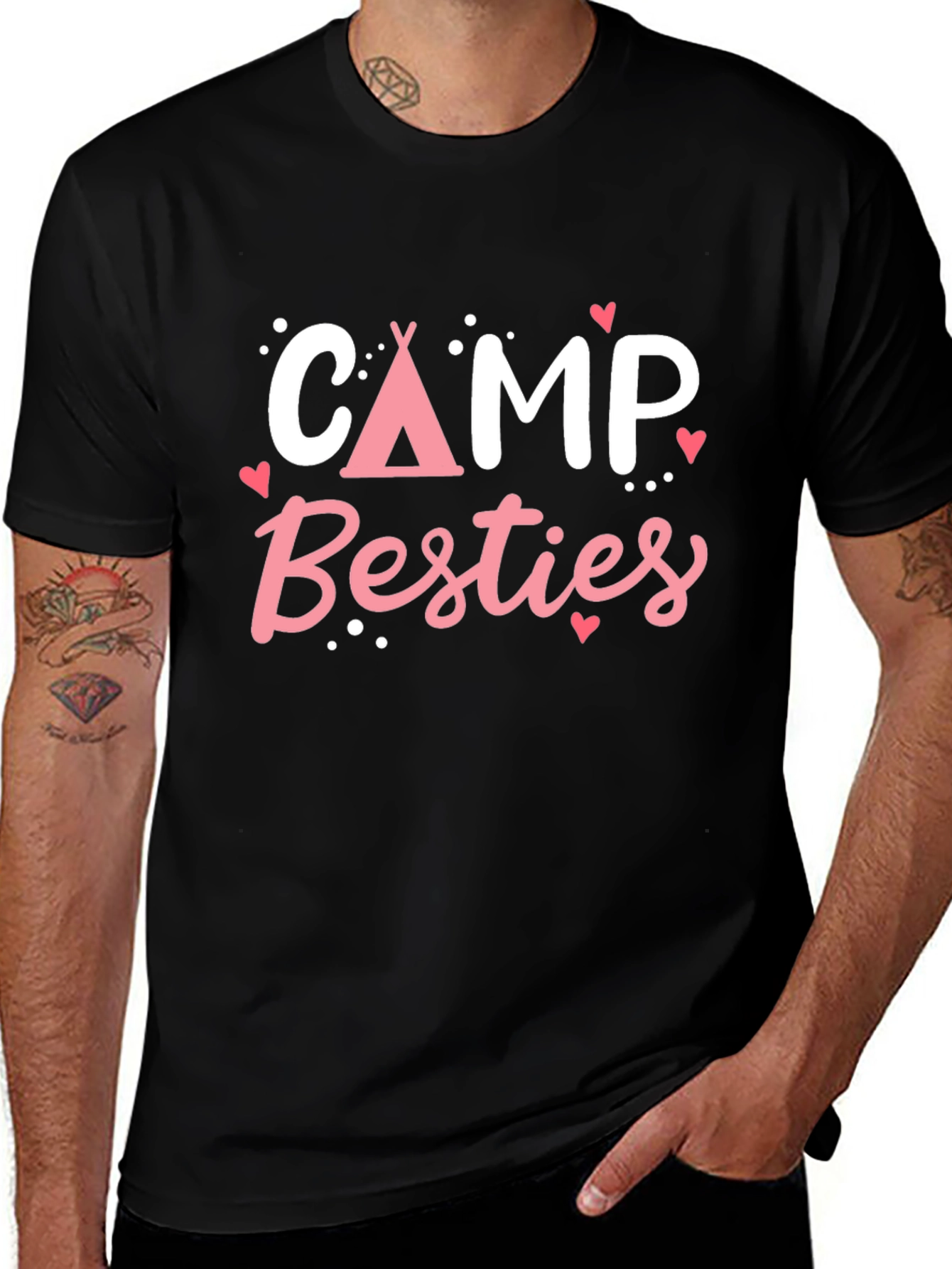 Camp Besties T-Shirt - Cute Camping Tee