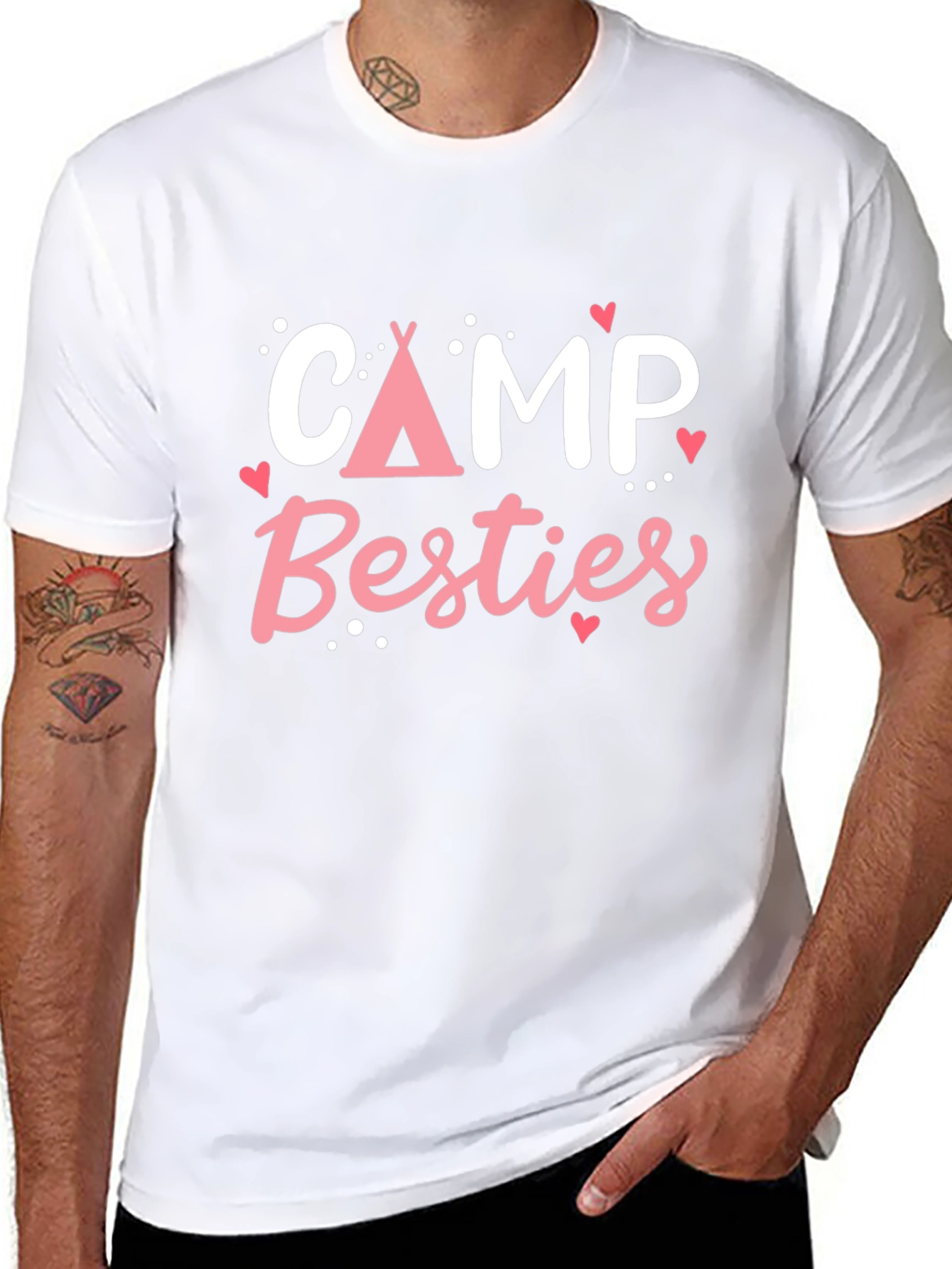 Camp Besties T-Shirt - Cute Camping Tee