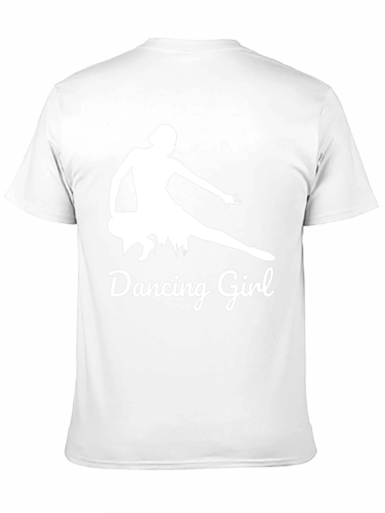 Dancing Girl Graphic Tee - Stylish Black Cotton Shirt