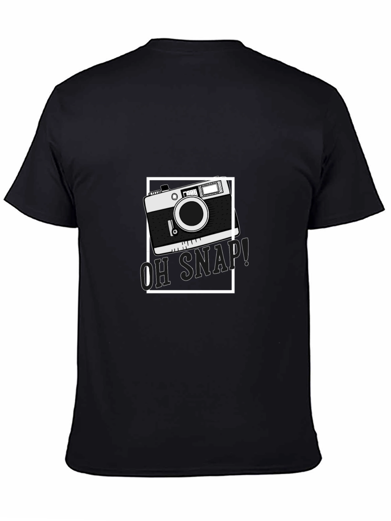 Retro Camera Graphic T-Shirt - Oh Snap! Design