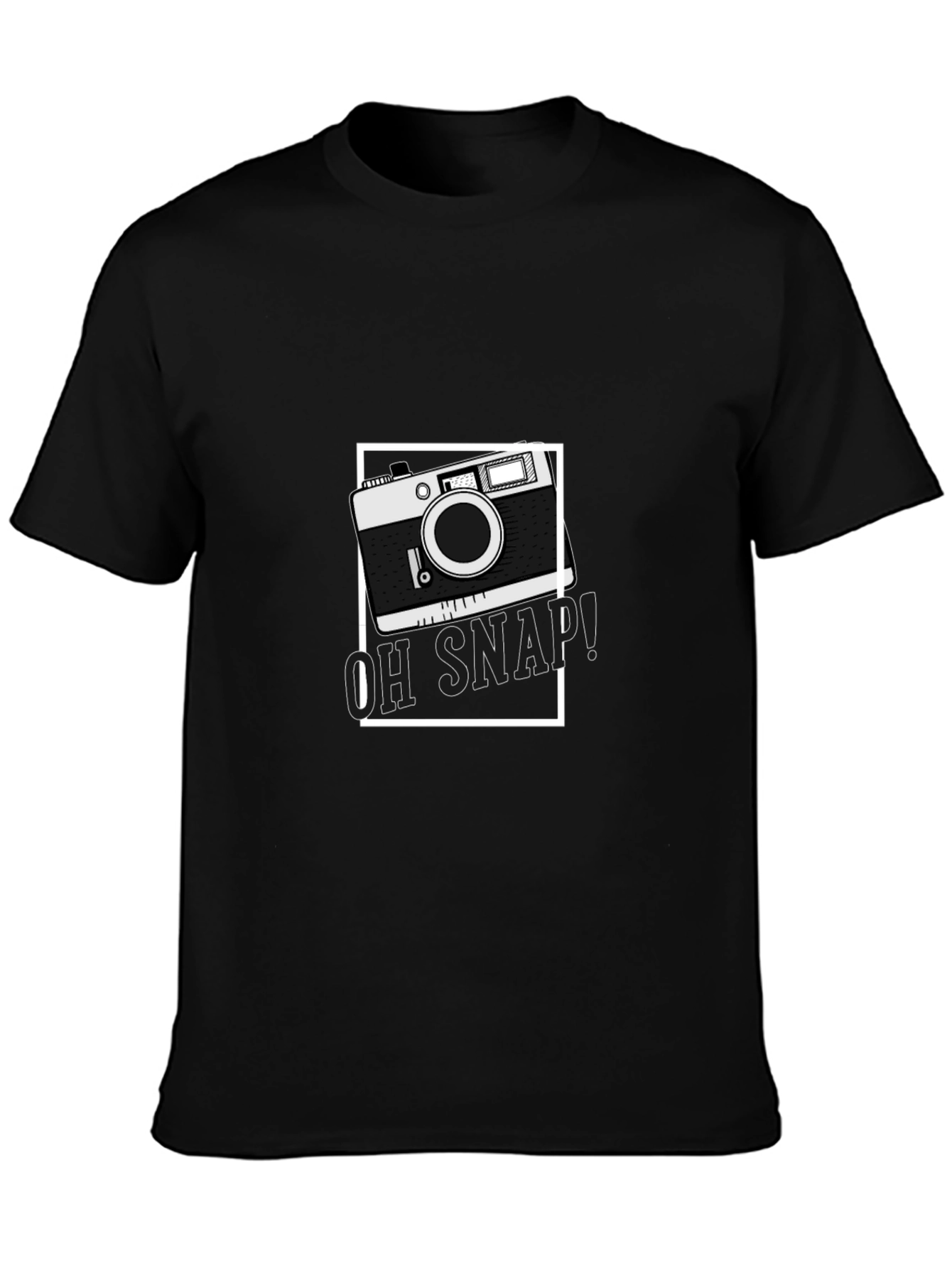Retro Camera Graphic T-Shirt - Oh Snap! Design