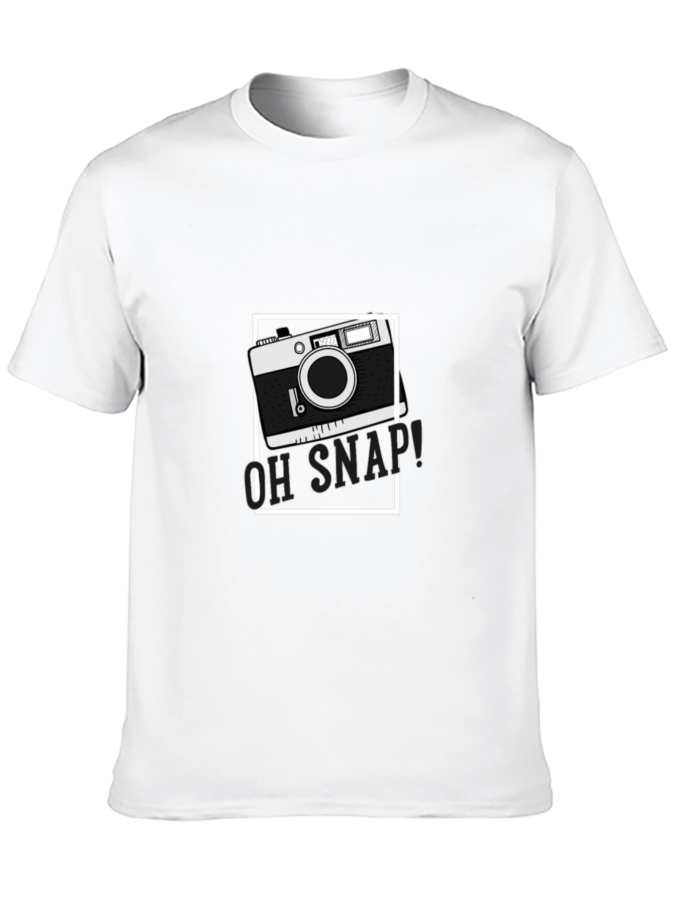 Retro Camera Graphic T-Shirt - Oh Snap! Design