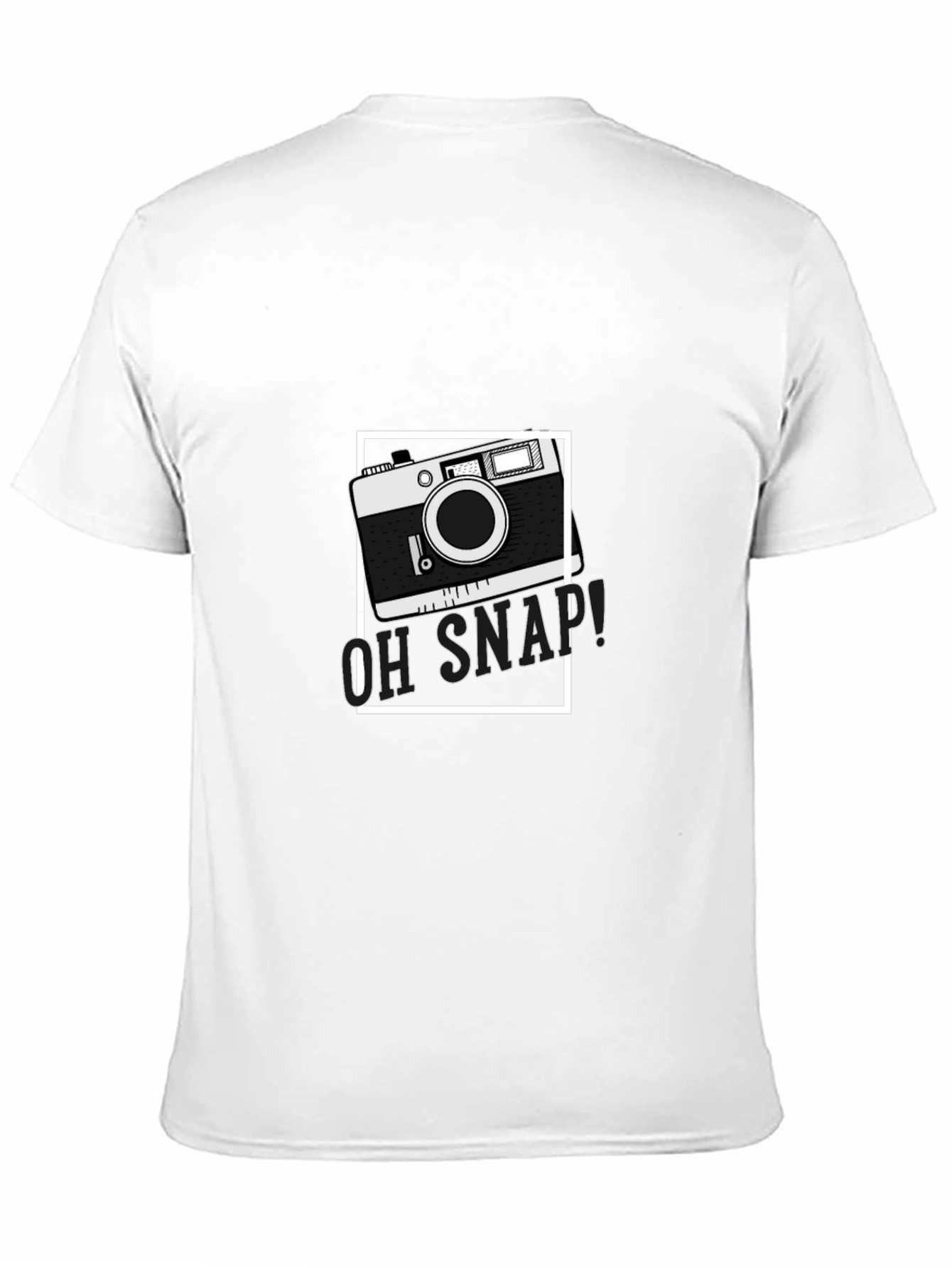 Retro Camera Graphic T-Shirt - Oh Snap! Design