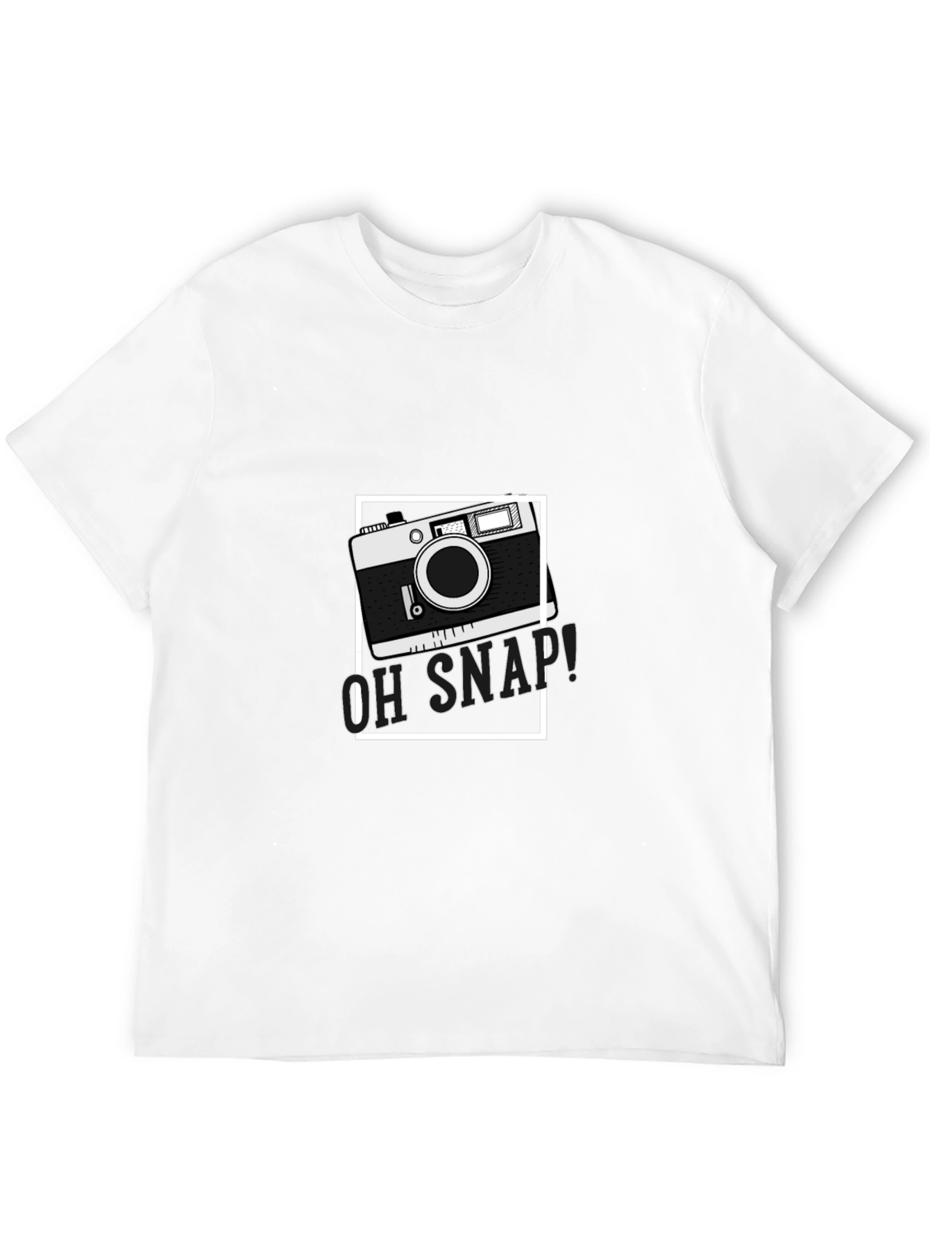 Retro Camera Graphic T-Shirt - Oh Snap! Design