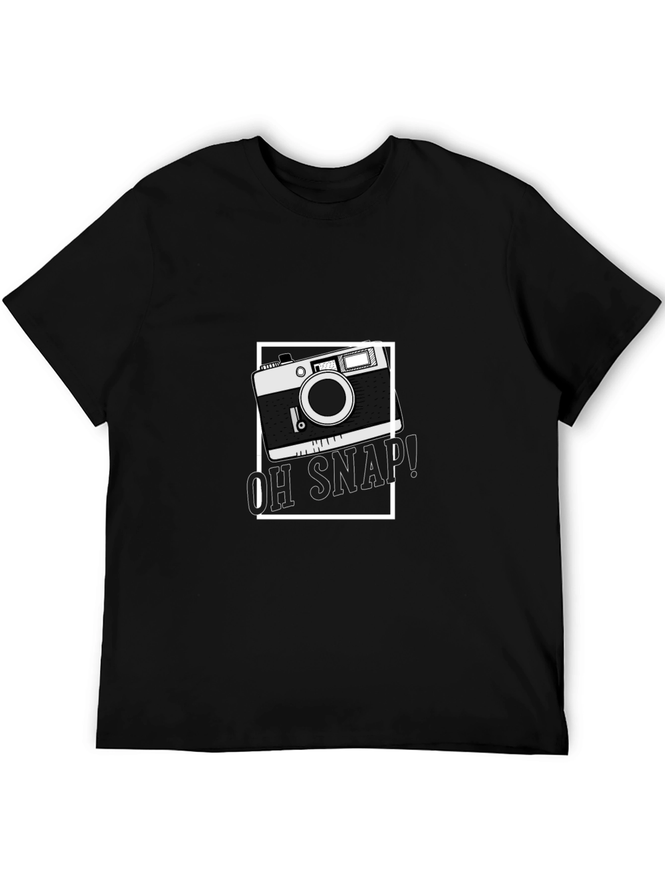 Retro Camera Graphic T-Shirt - Oh Snap! Design
