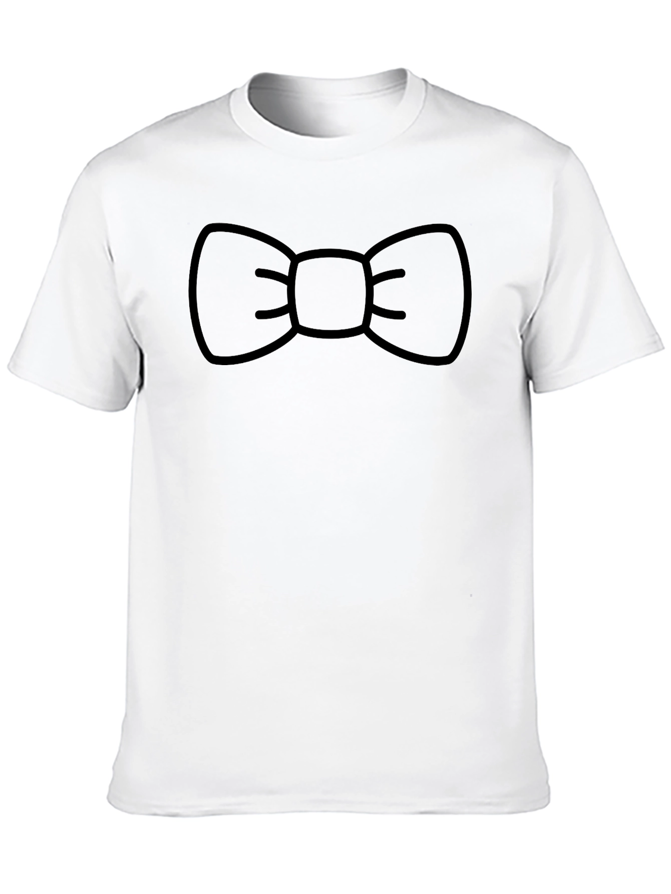 Bow Tie Graphic Tee - Classic Style