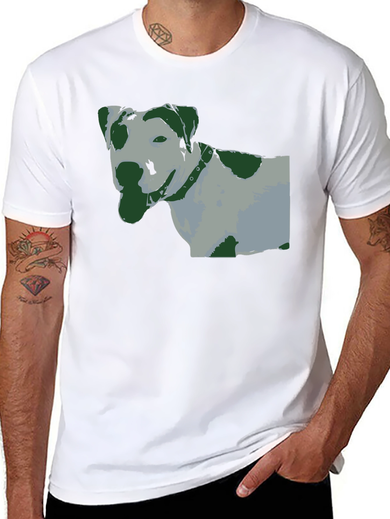 Dog Graphic T-Shirt - Cool Dog Lover Tee