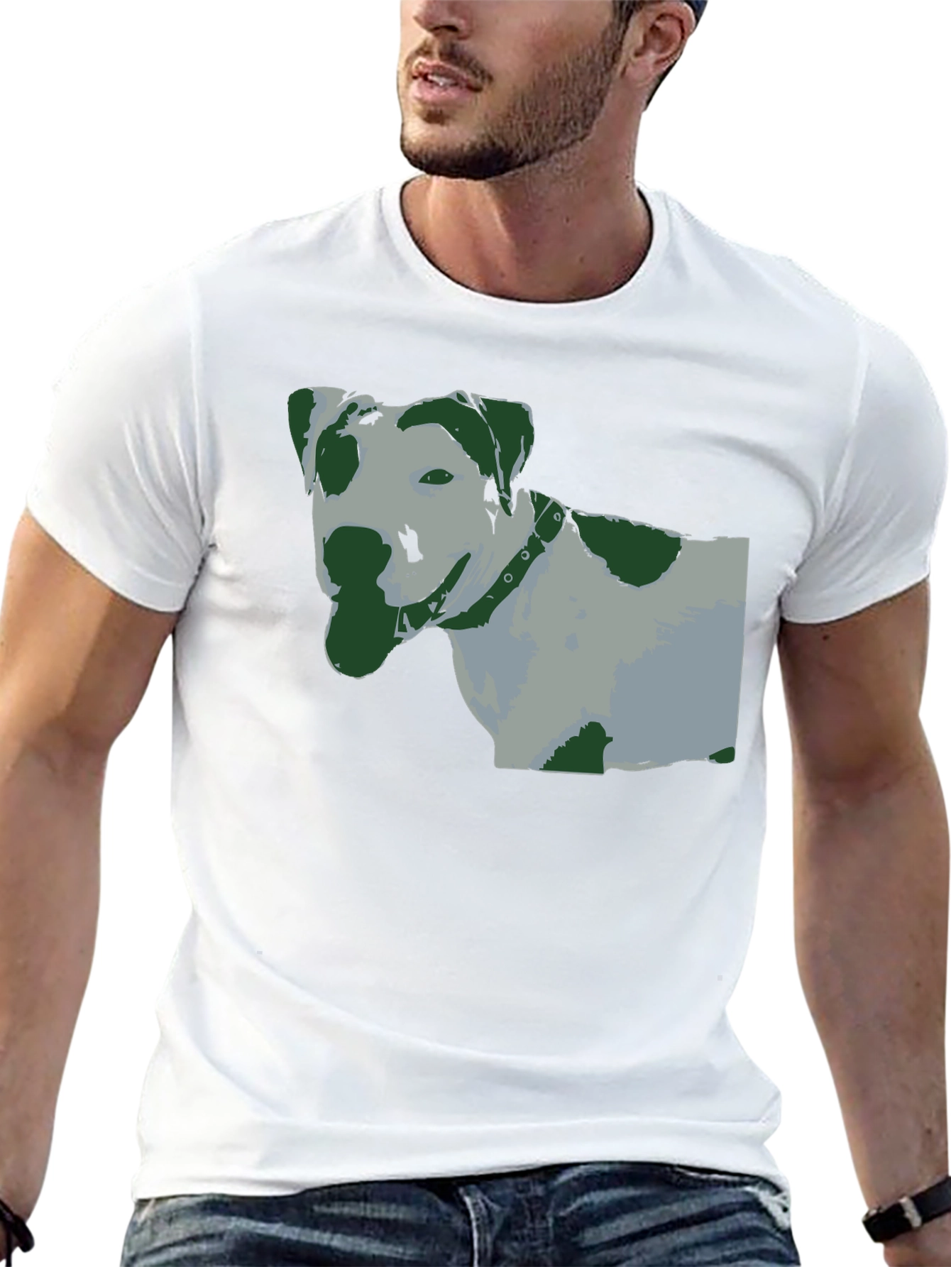 Dog Graphic T-Shirt - Cool Dog Lover Tee