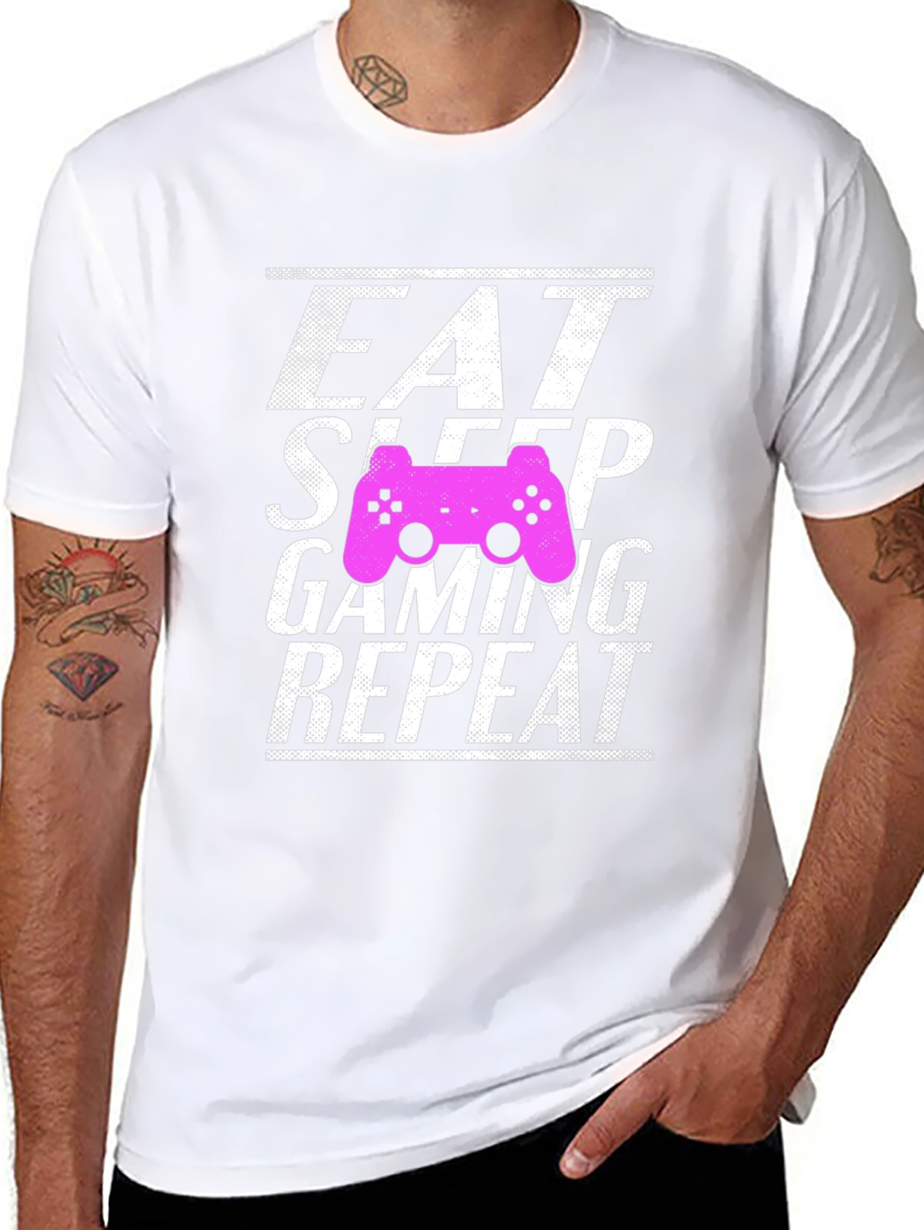 Eat Sleep Gaming Repeat T-Shirt