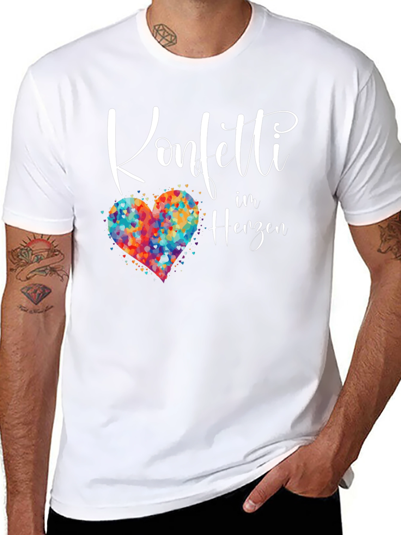 Konfetti im Herzen T-Shirt