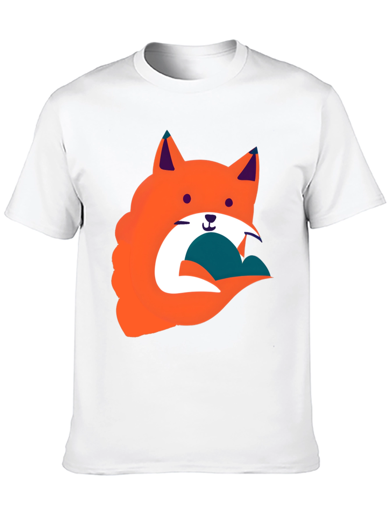 Funky Fox Graphic Tee - Black
