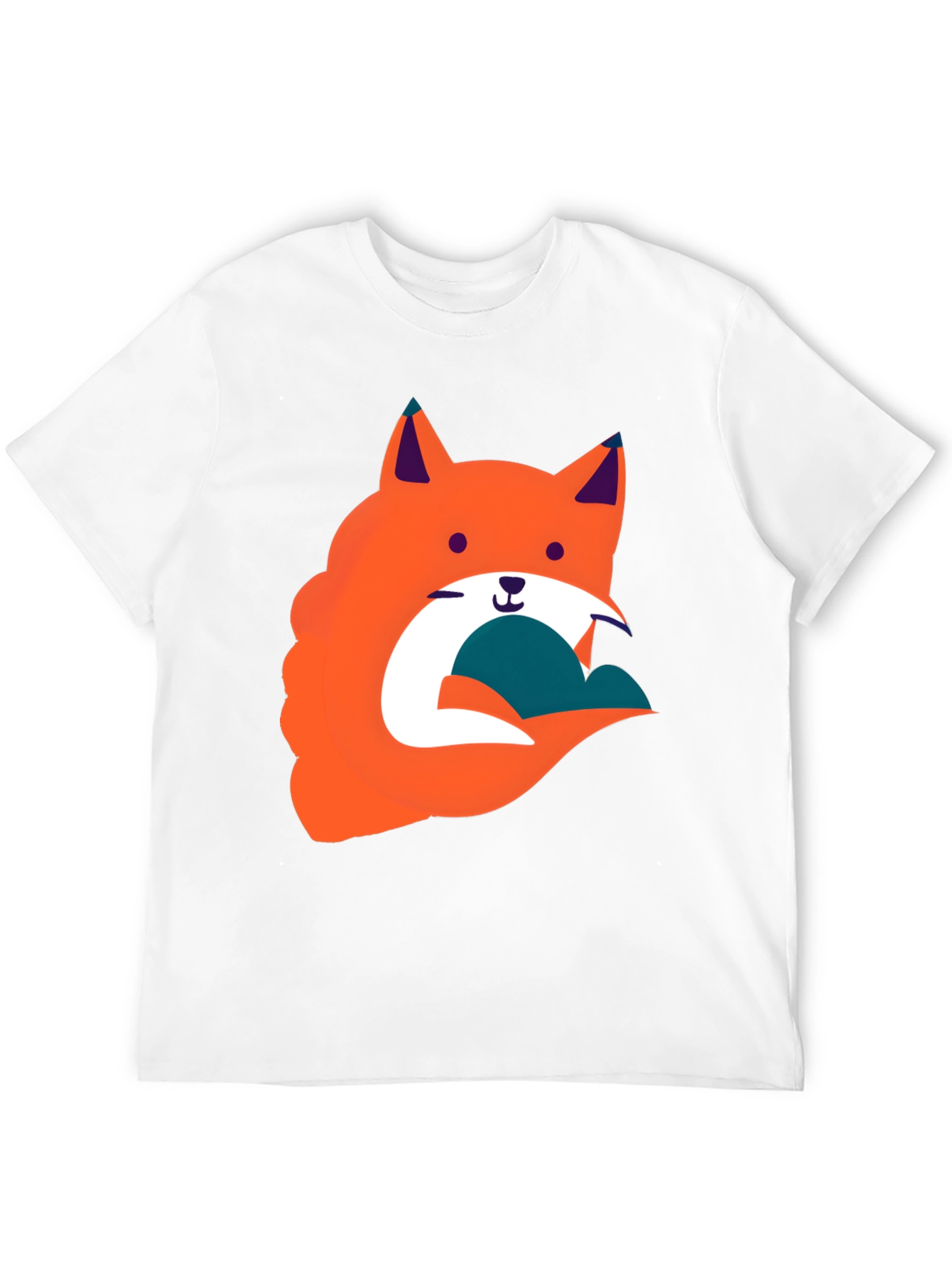 Funky Fox Graphic Tee - Black