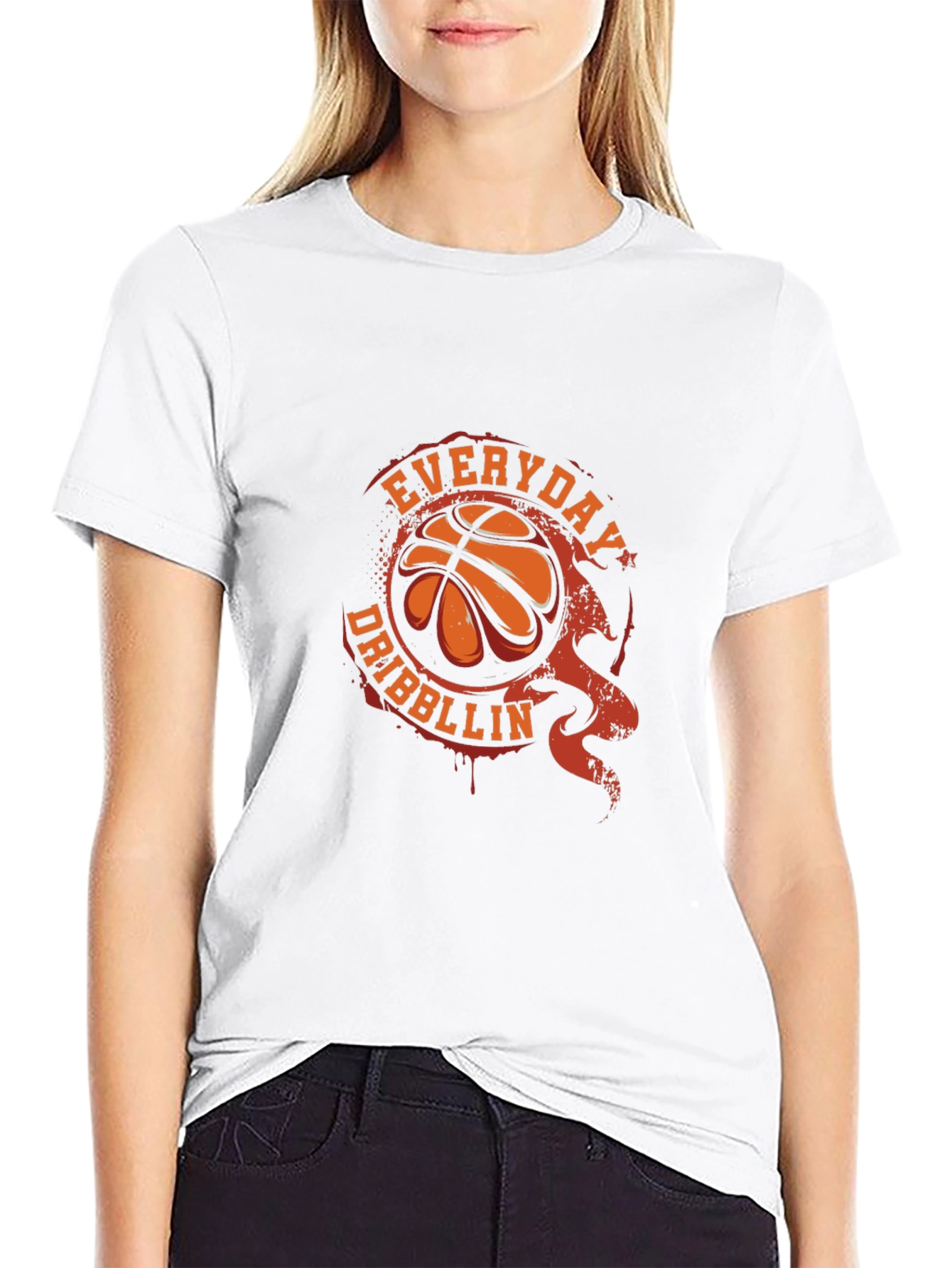 Everyday Dribblin Basketball Graphic Tee