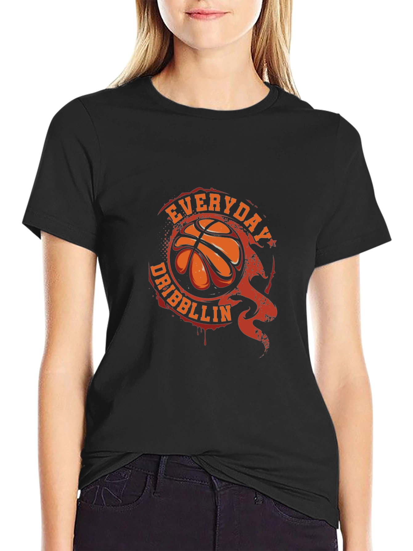 Everyday Dribblin Basketball Graphic Tee