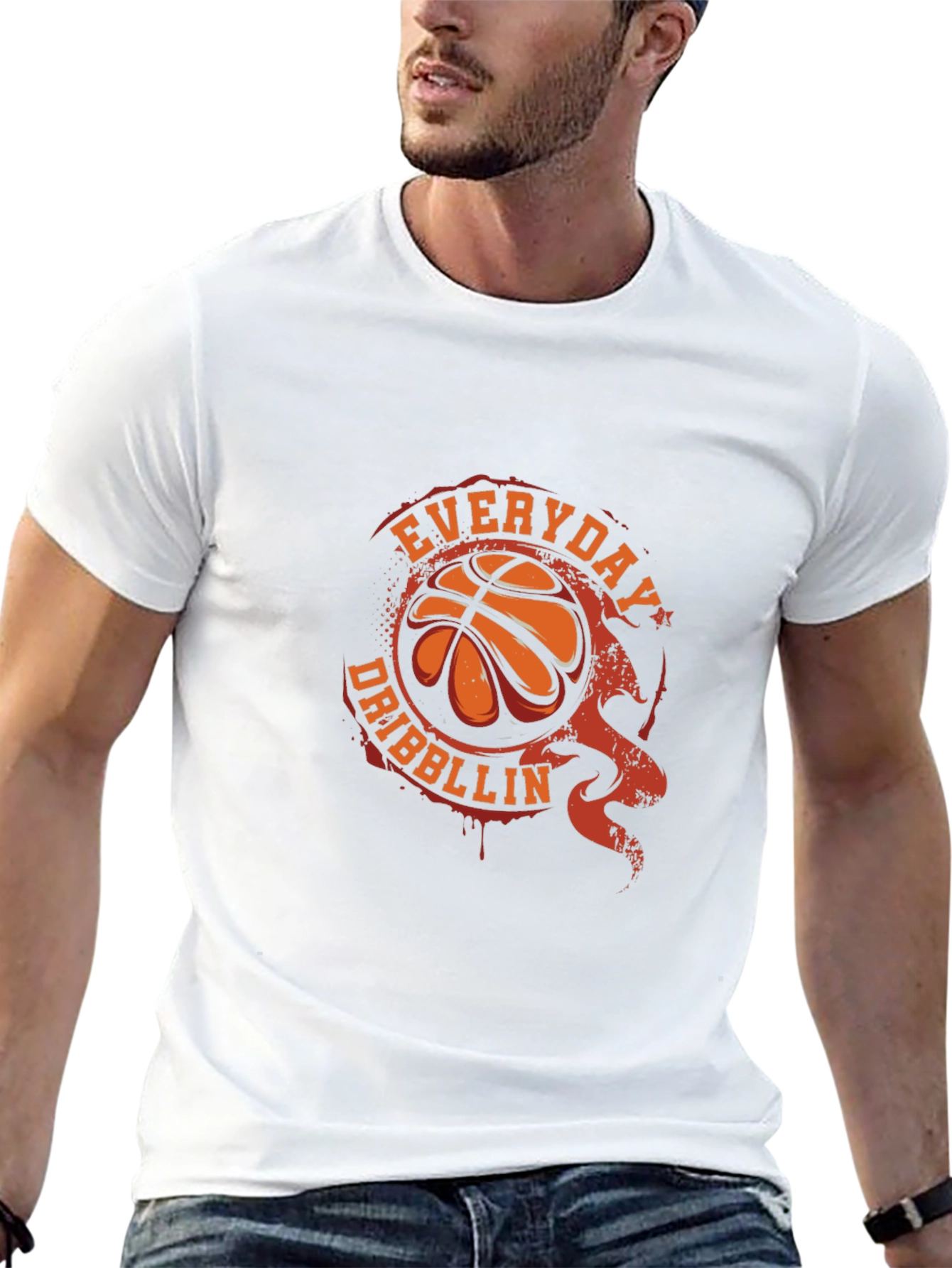 Everyday Dribblin Basketball Graphic Tee