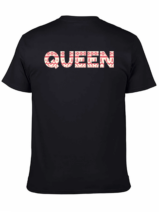 Queen Christmas Pattern T-Shirt