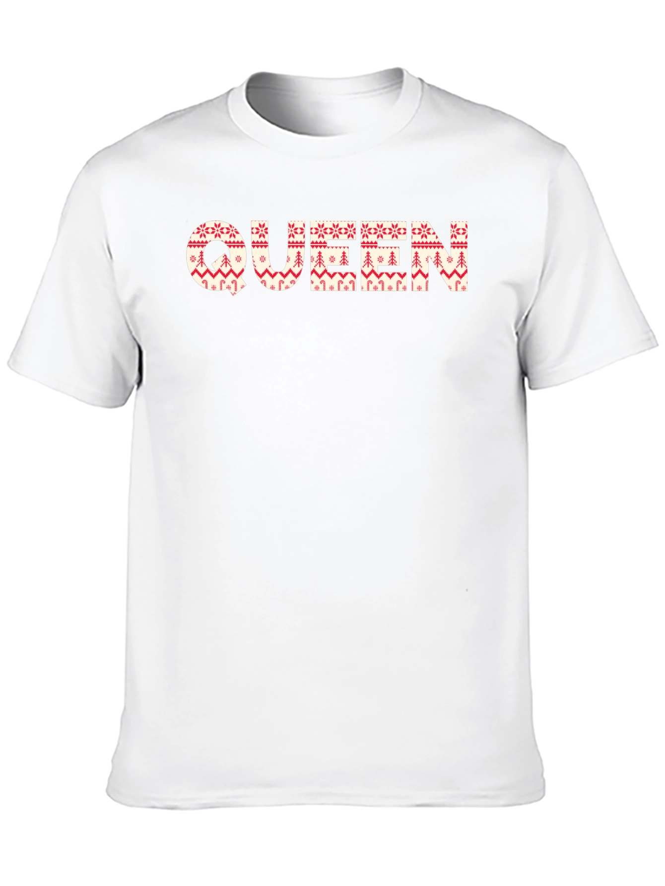 Queen Christmas Pattern T-Shirt