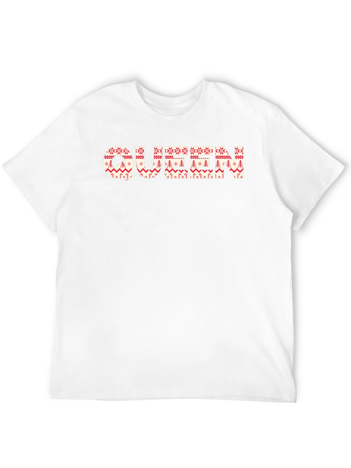Queen Christmas Pattern T-Shirt