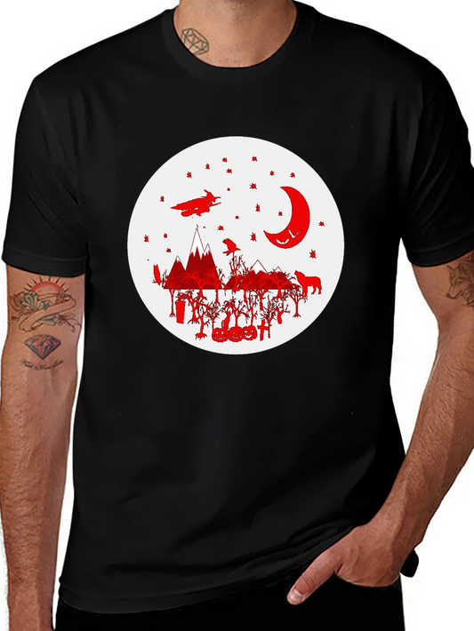 Halloween Graphic Tee - Witch Moon and More!