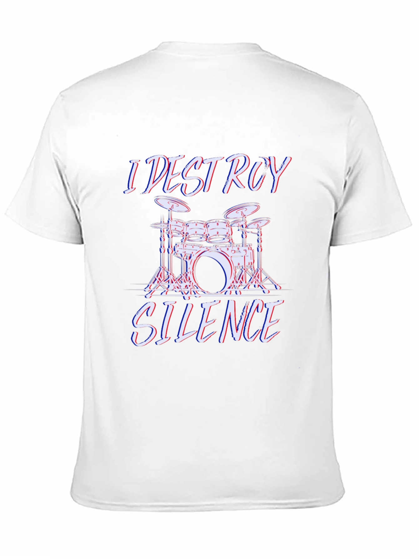 I Destroy Silence Drummer T-Shirt