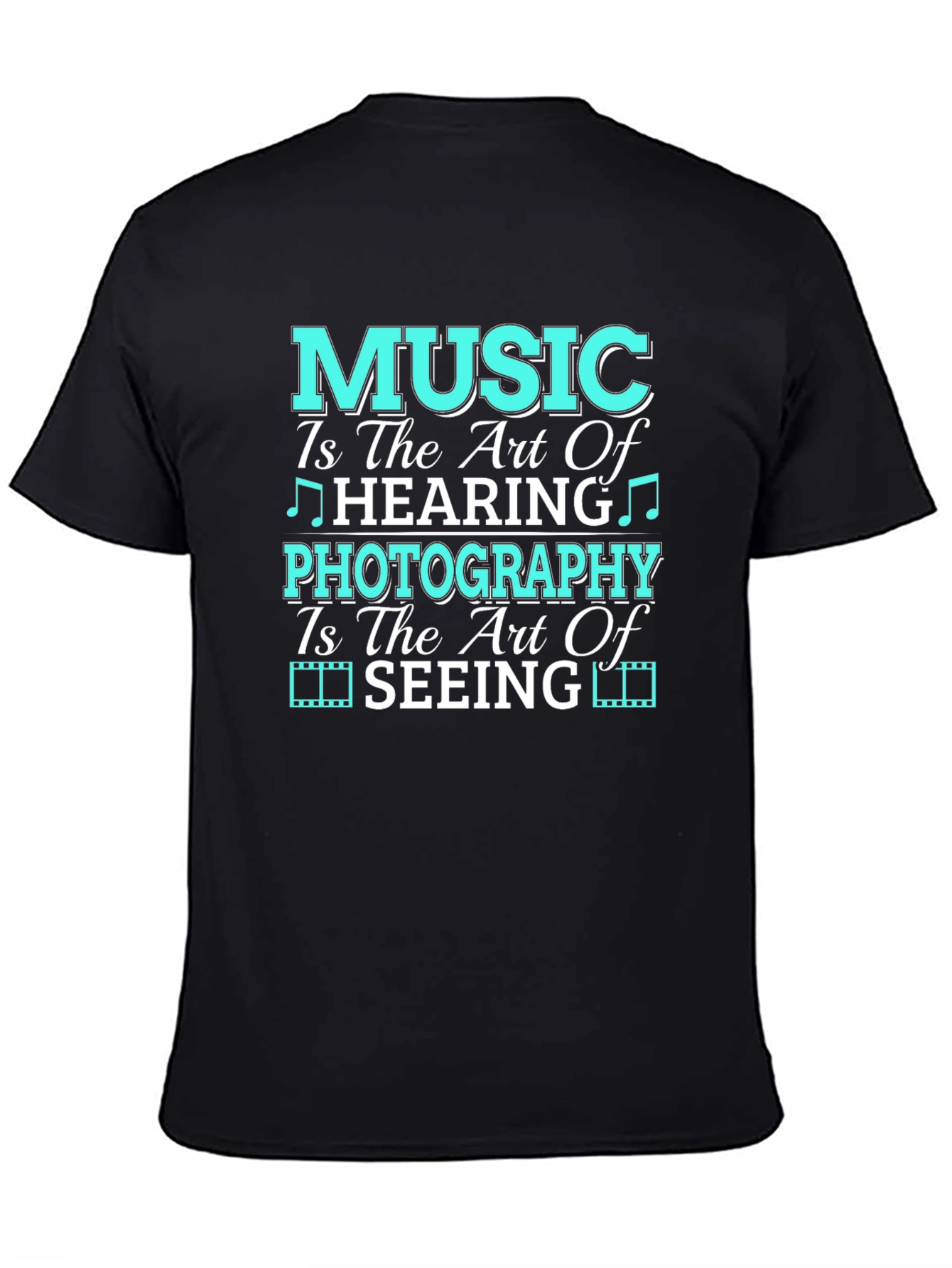 Music & Photography Art T-Shirt