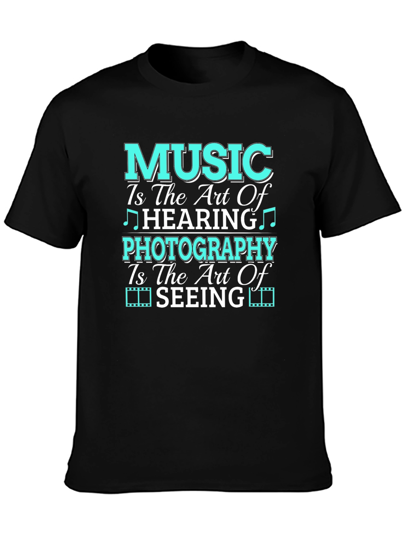Music & Photography Art T-Shirt