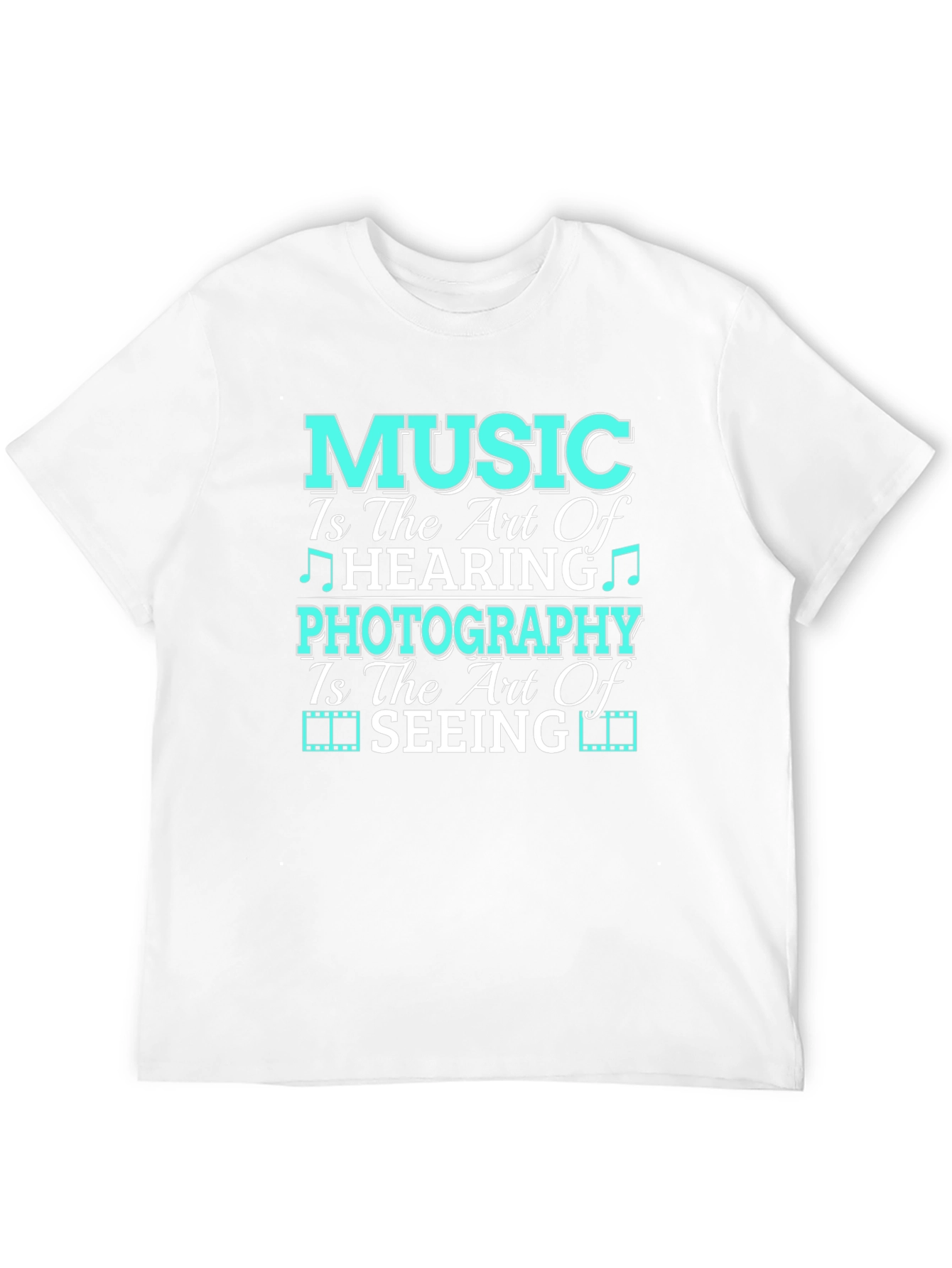 Music & Photography Art T-Shirt