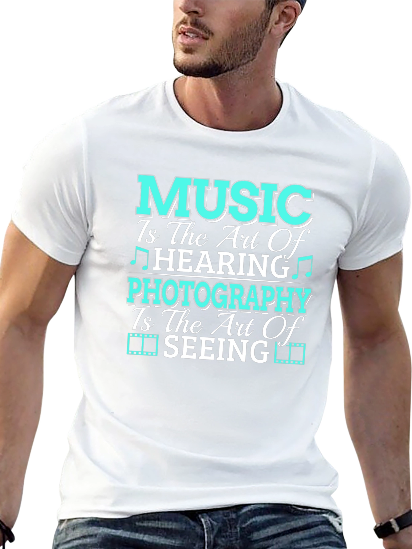 Music & Photography Art T-Shirt