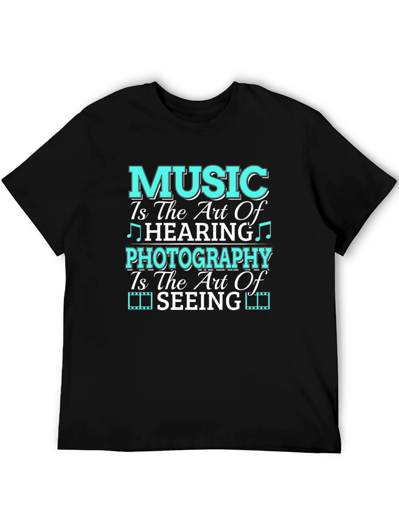 Music & Photography Art T-Shirt