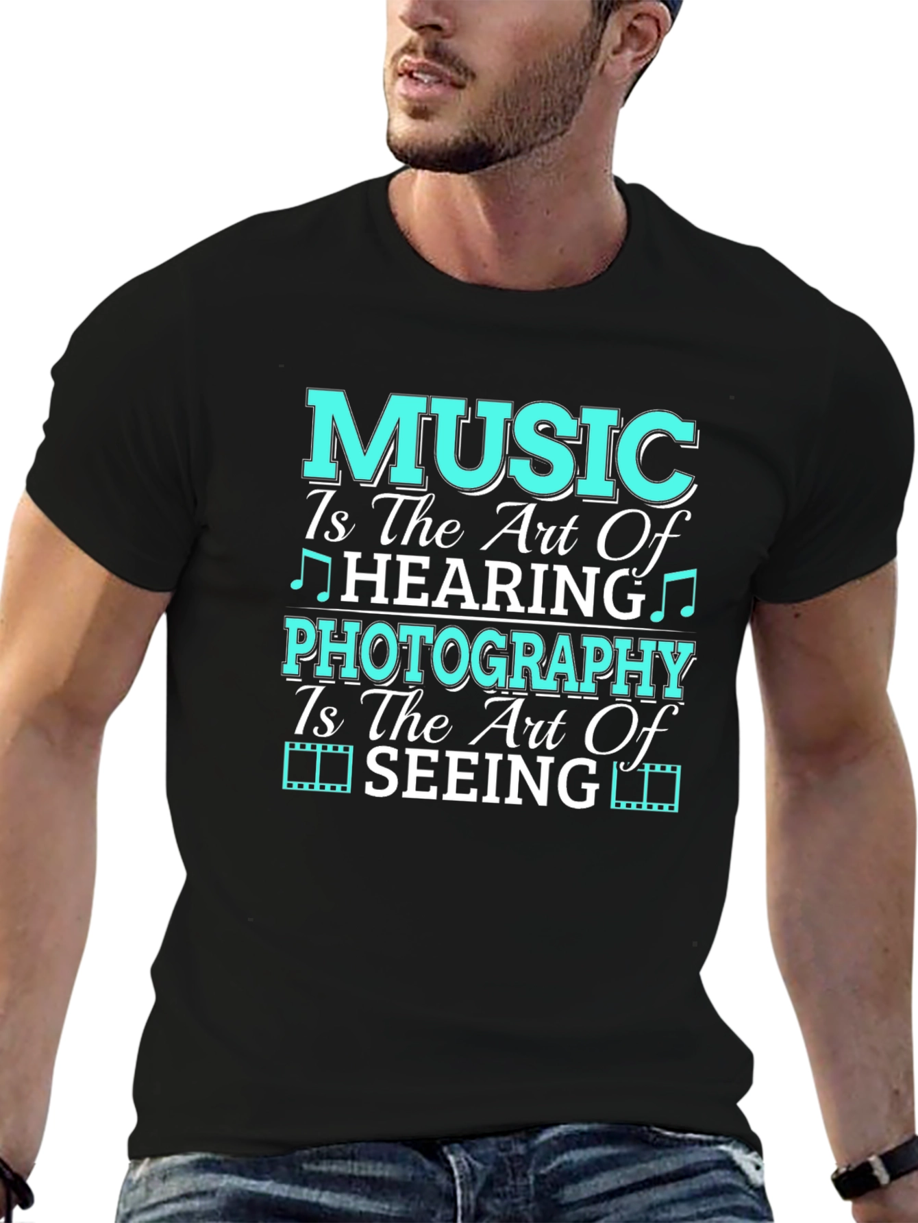 Music & Photography Art T-Shirt