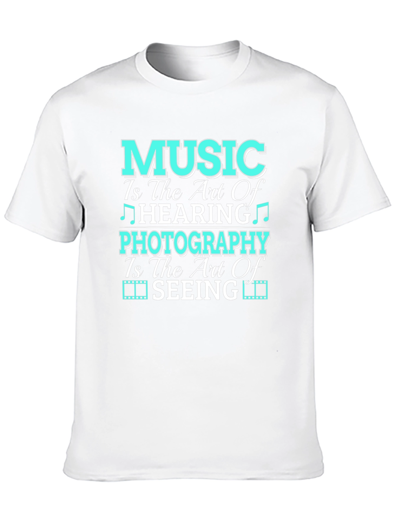Music & Photography Art T-Shirt