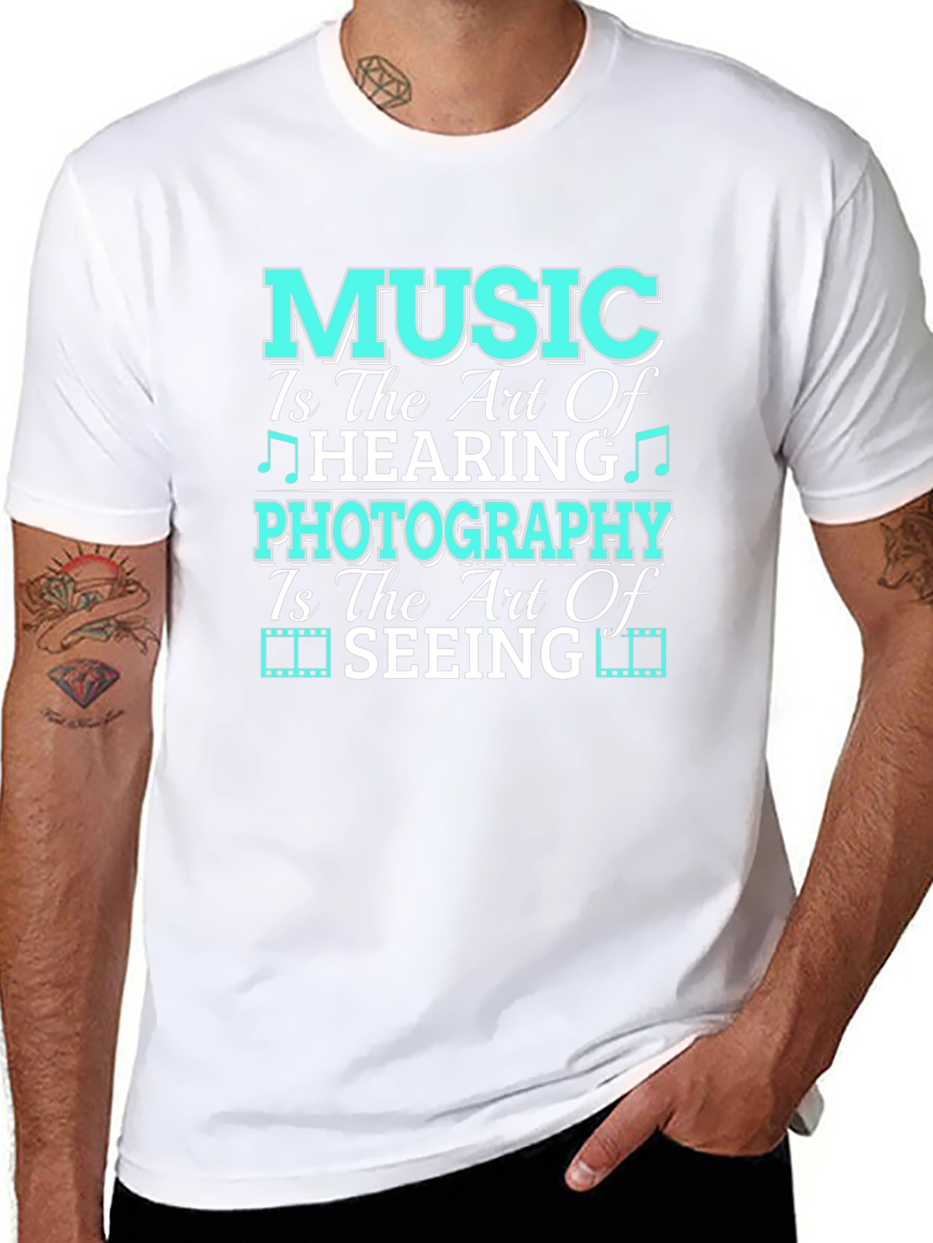 Music & Photography Art T-Shirt