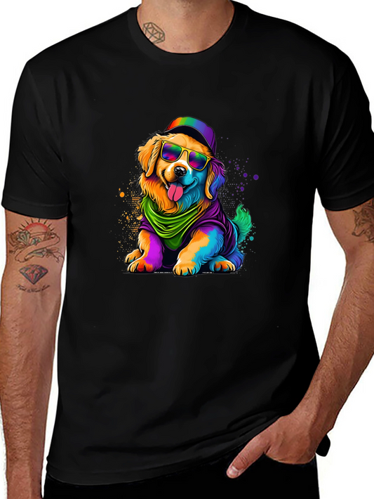 Rainbow Dog Graphic T-Shirt - Unisex
