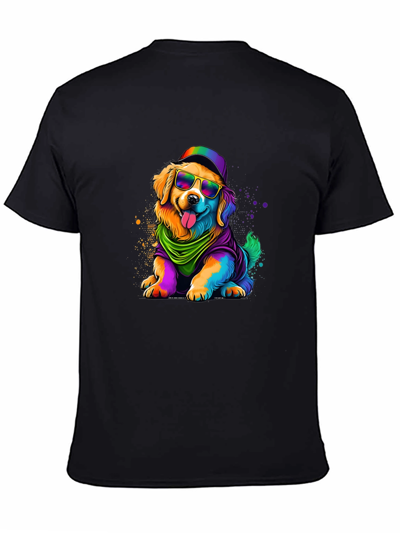 Rainbow Dog Graphic T-Shirt - Unisex