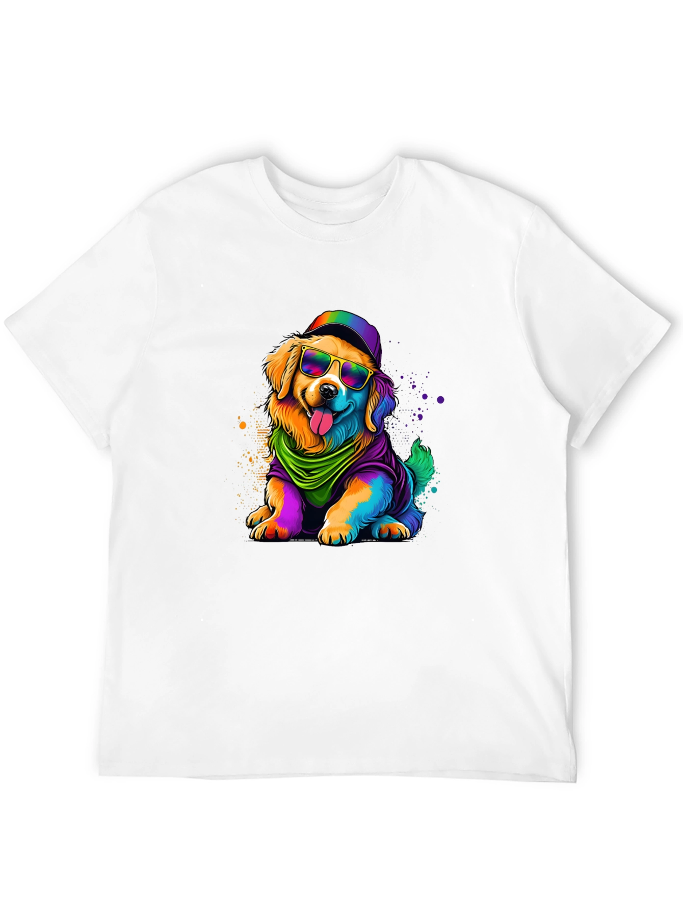 Rainbow Dog Graphic T-Shirt - Unisex